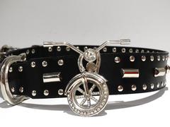 Gianni Versace Runway Motorcycle Studded Belt, 1980s
