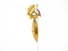 1980s Christian Lacroix Heart Earrings