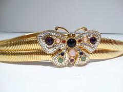 1980s Judith Leiber Butterfly Belt
