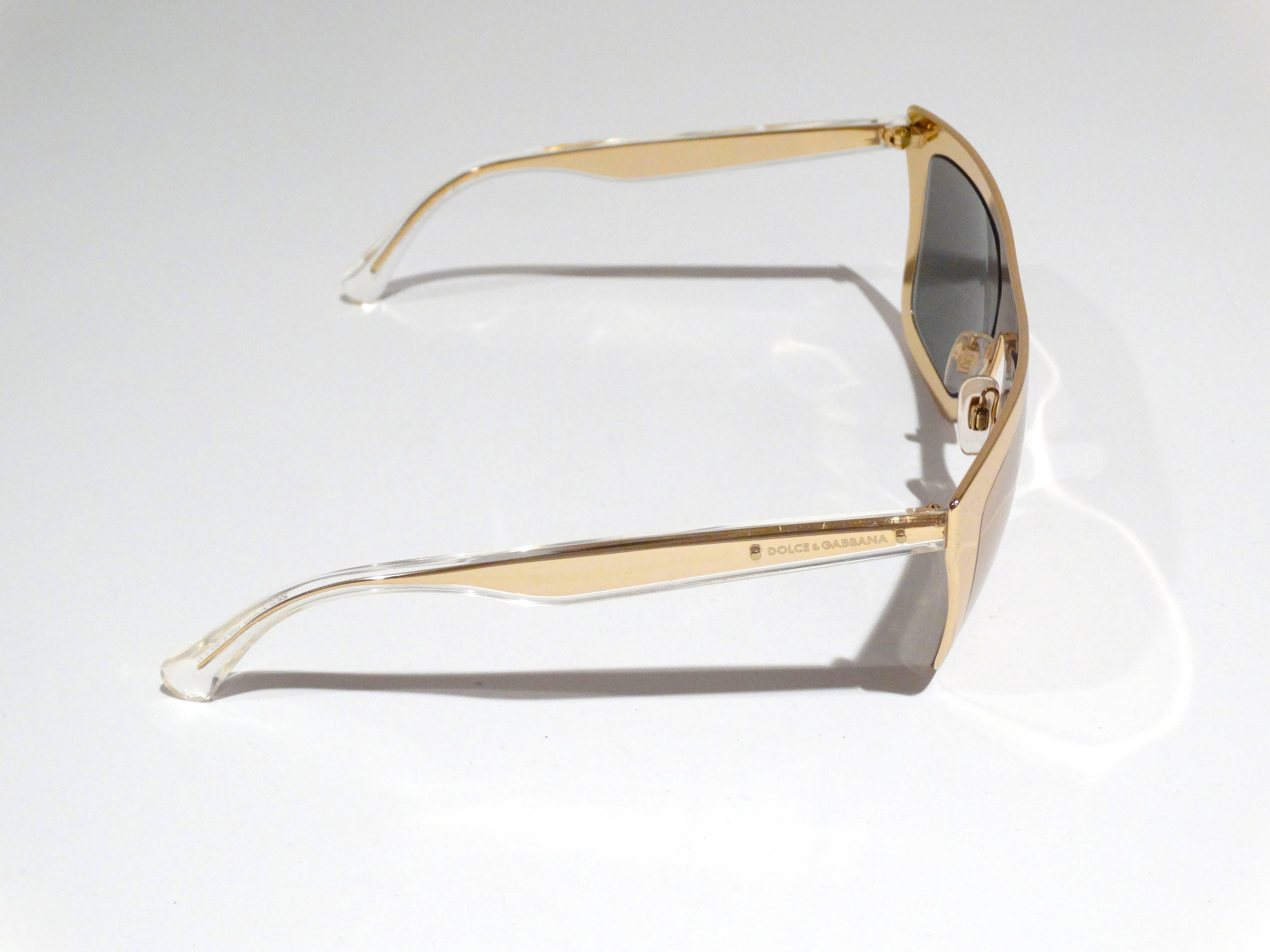 dolce and gabbana 18k gold sunglasses