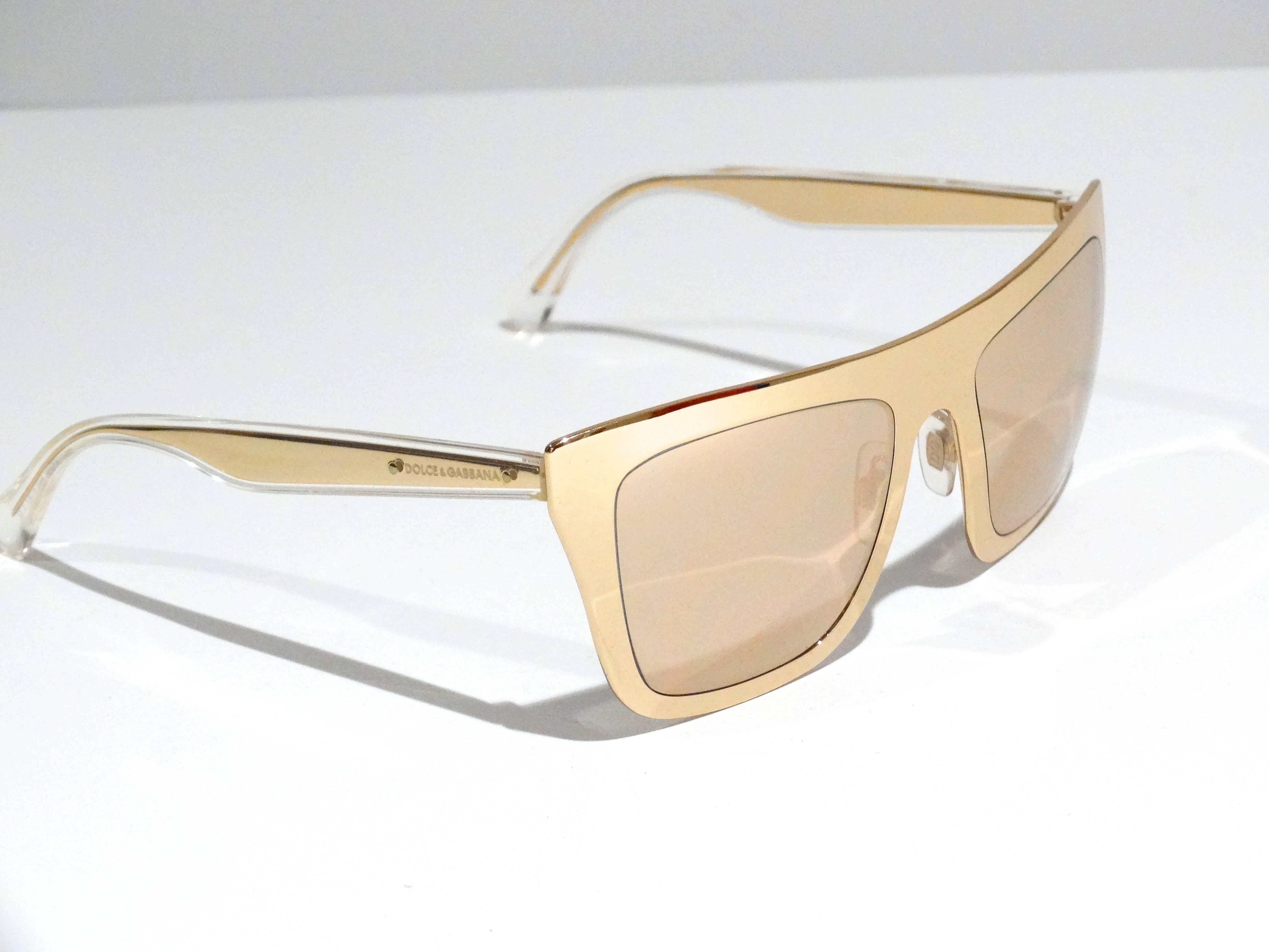 gold dolce and gabbana sunglasses