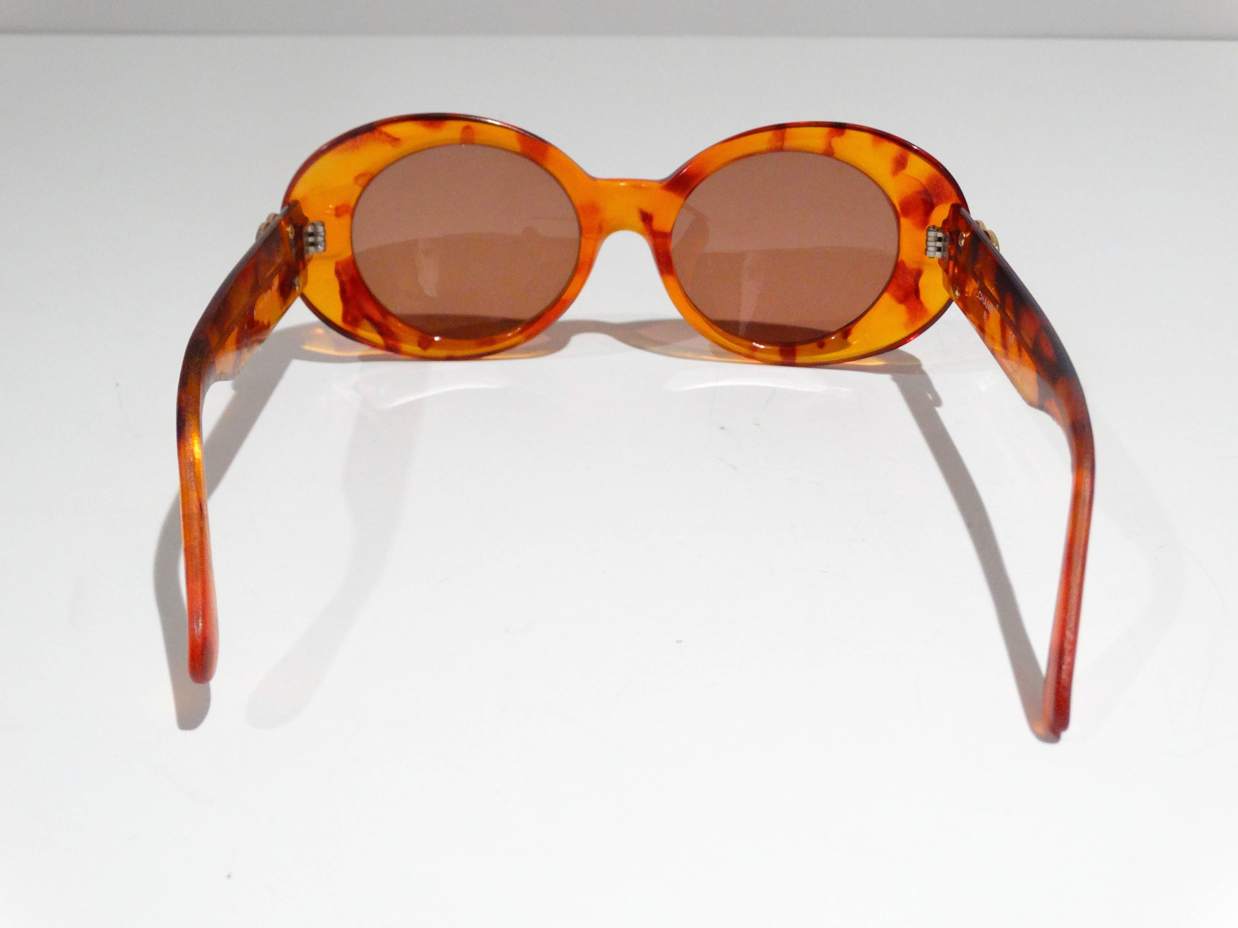 1980s Chanel Tortoiseshell Sunglasses  1