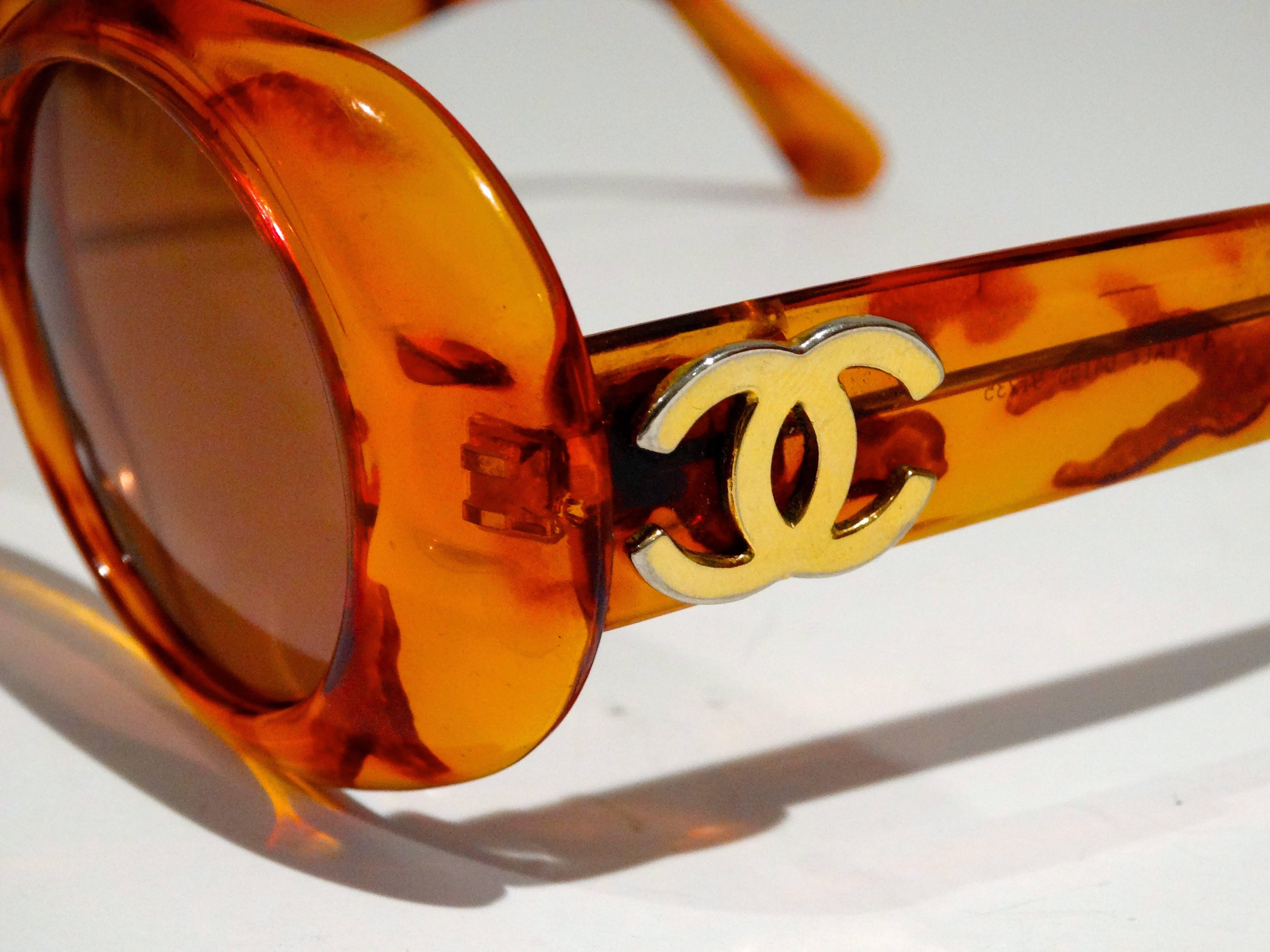 1980s Chanel Tortoiseshell Sunglasses  3