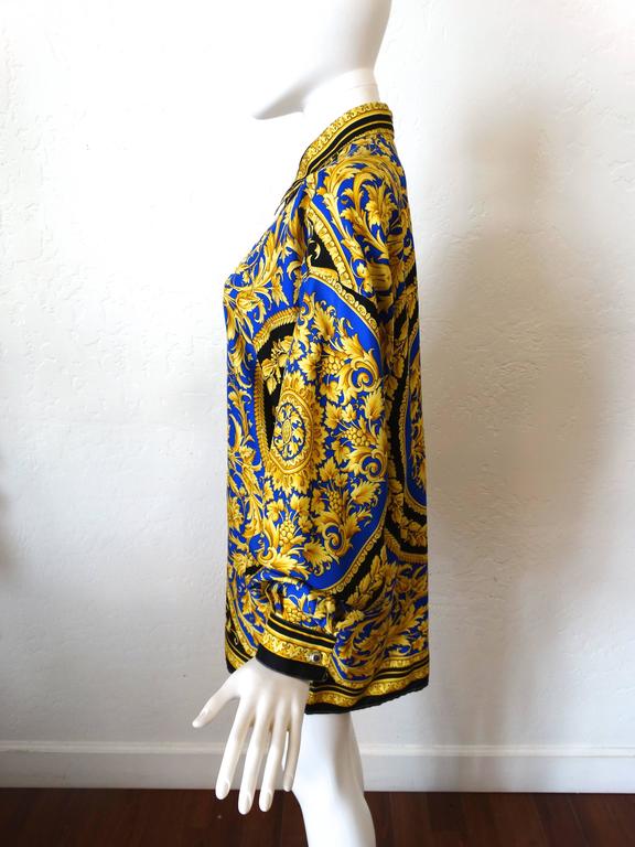 1994 VERSACE CLASSIC V2 Silk Shirt BAROCCO print at 1stDibs versace