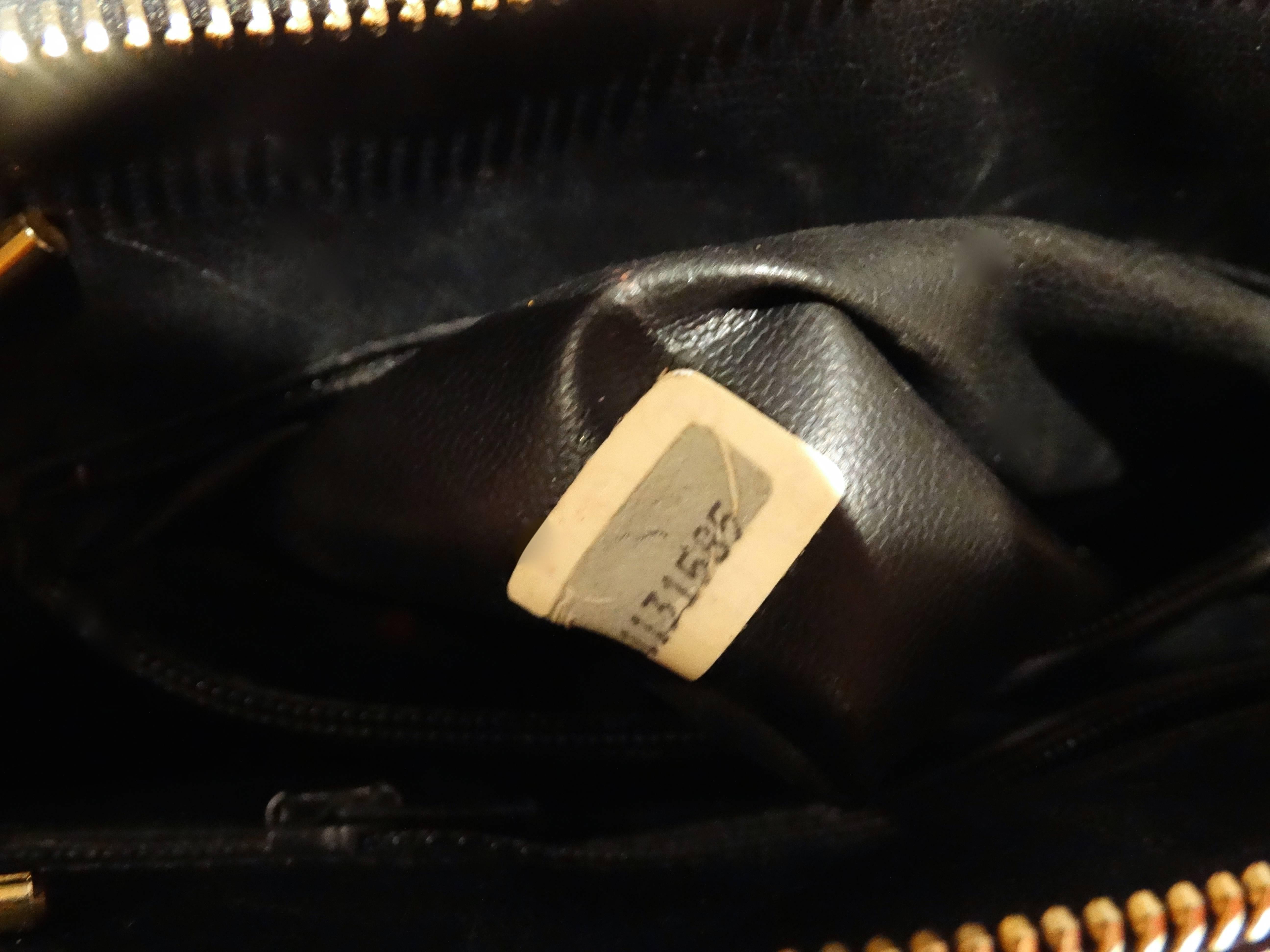 1980s Chanel 31 Rue Navy Shoulder Bag 1