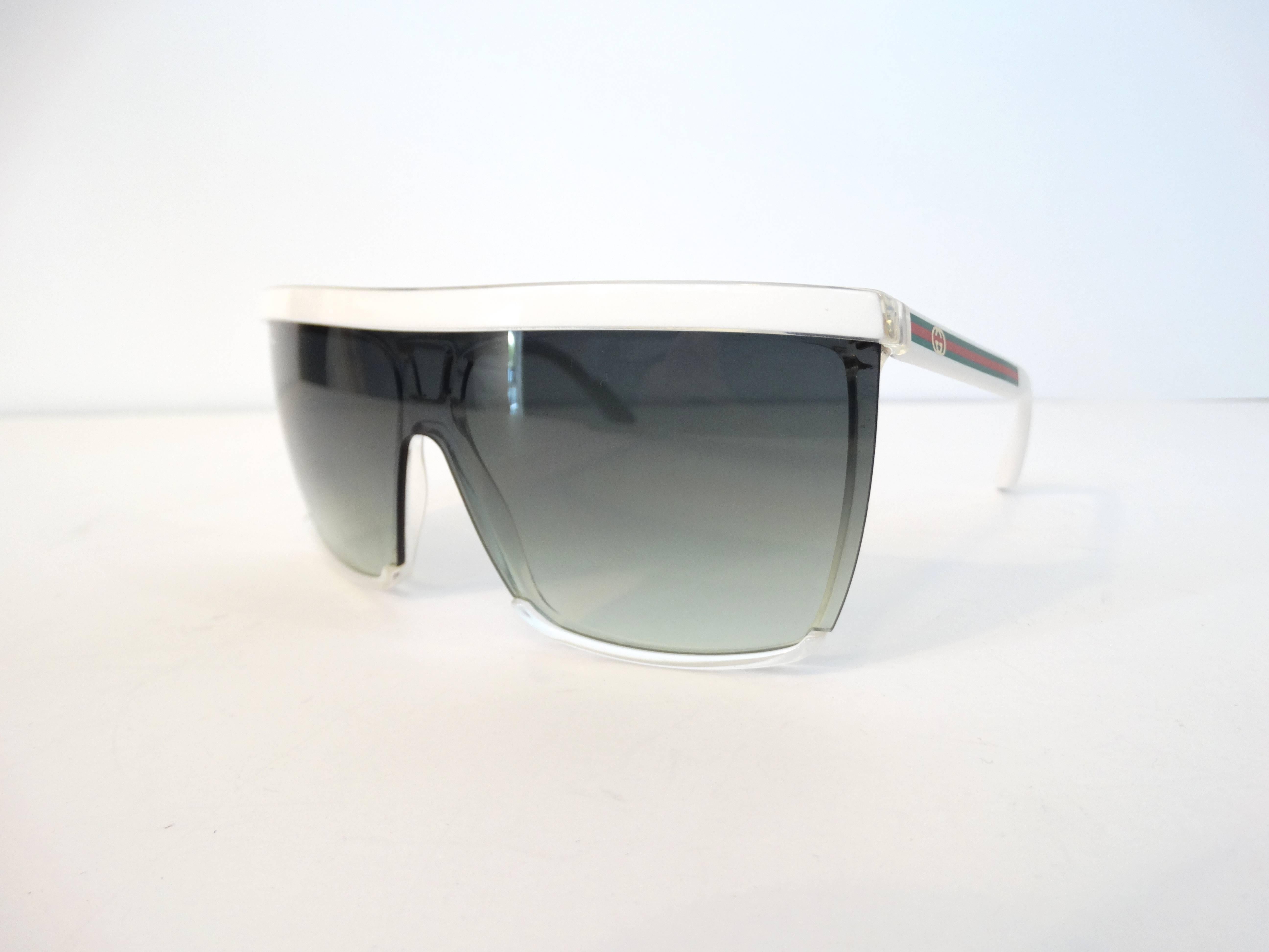Gray 2012 Gucci Retro Sunglasses