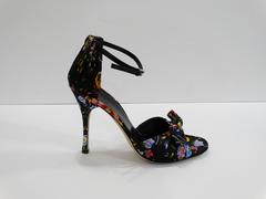 Gucci Flora Peep Toe Pumps