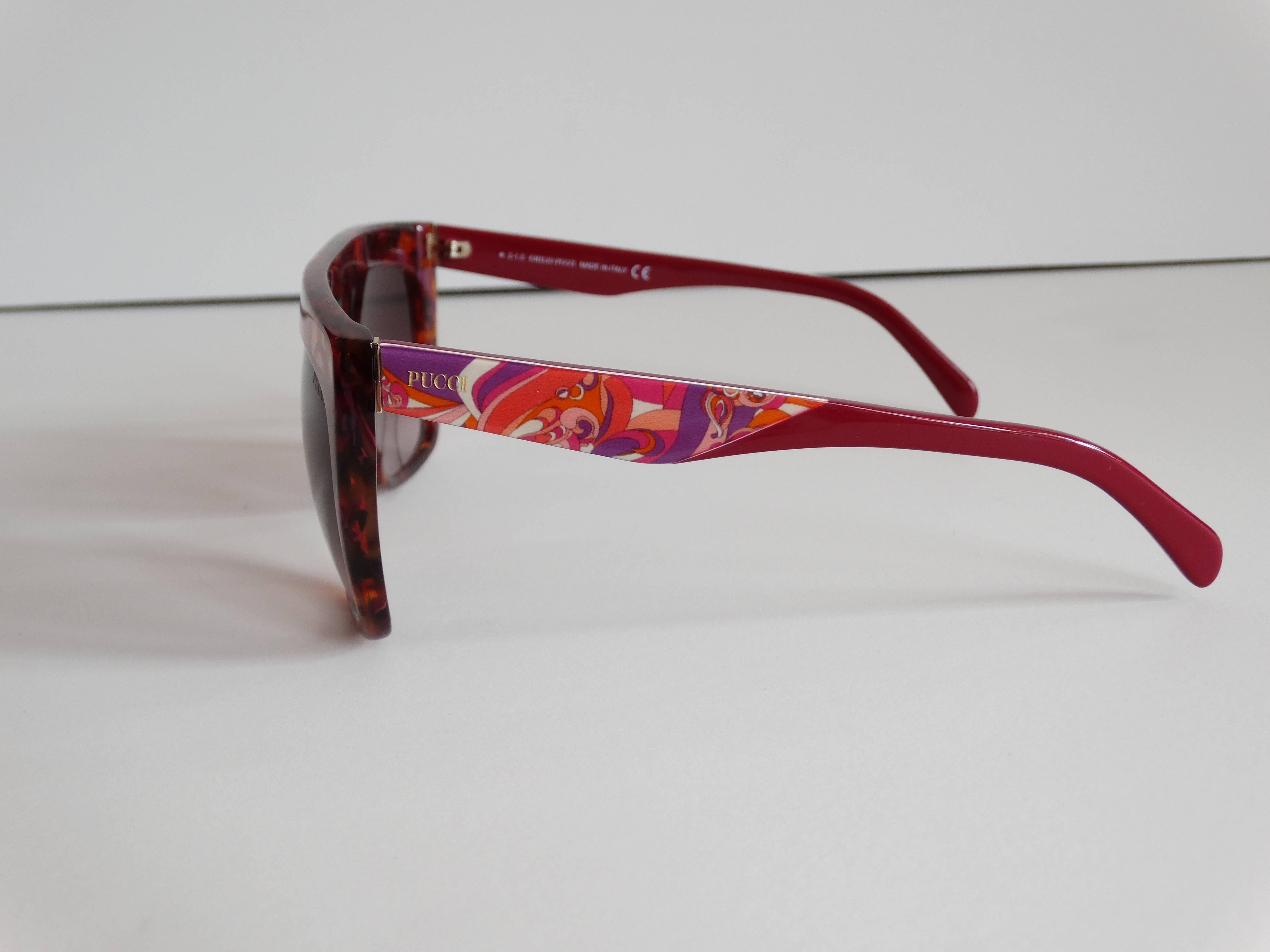 1990s Emilio Pucci Confetti Sunglasses  In Excellent Condition In Scottsdale, AZ