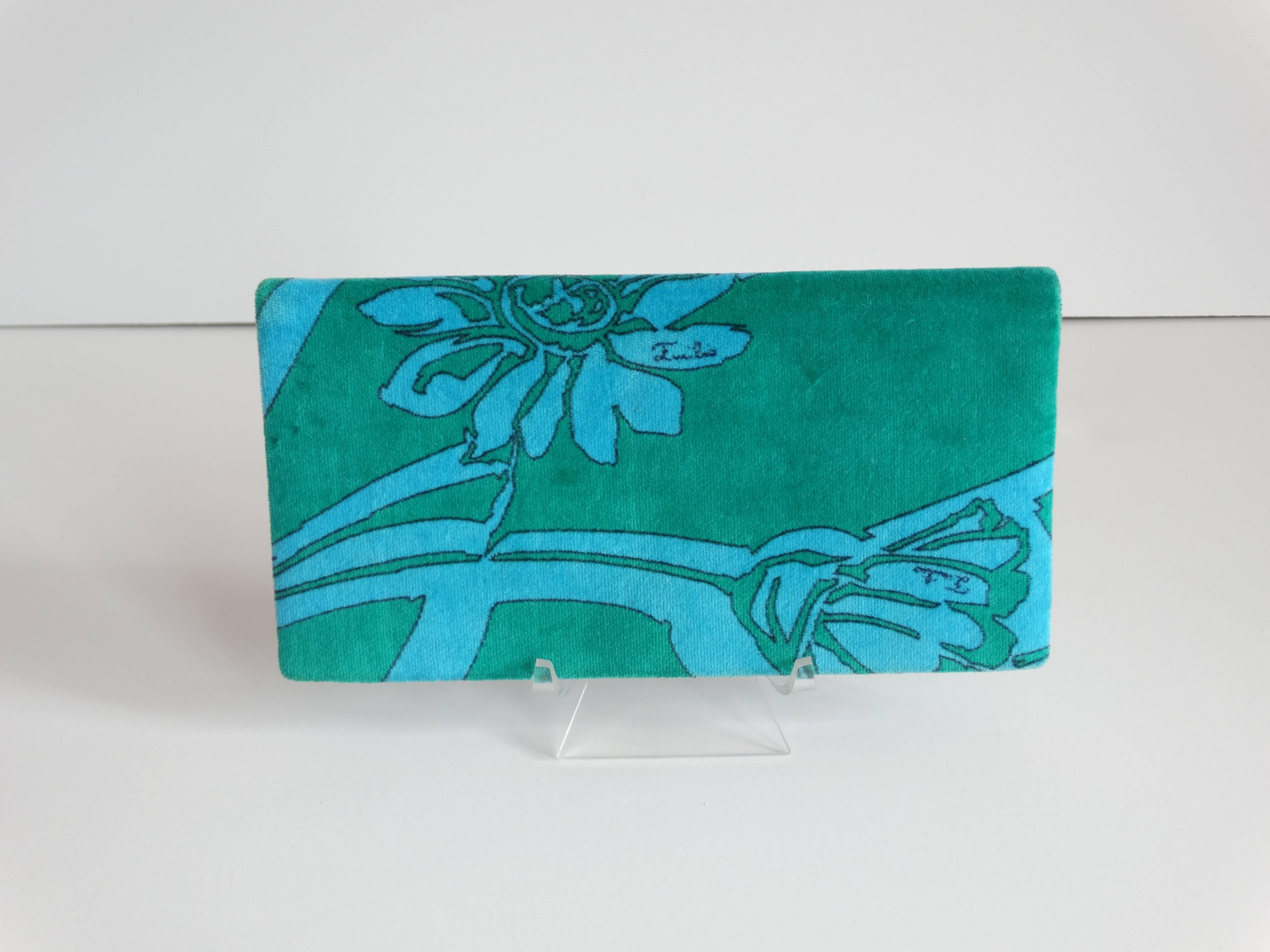 1960s Emilio Pucci Velour Wallet  2