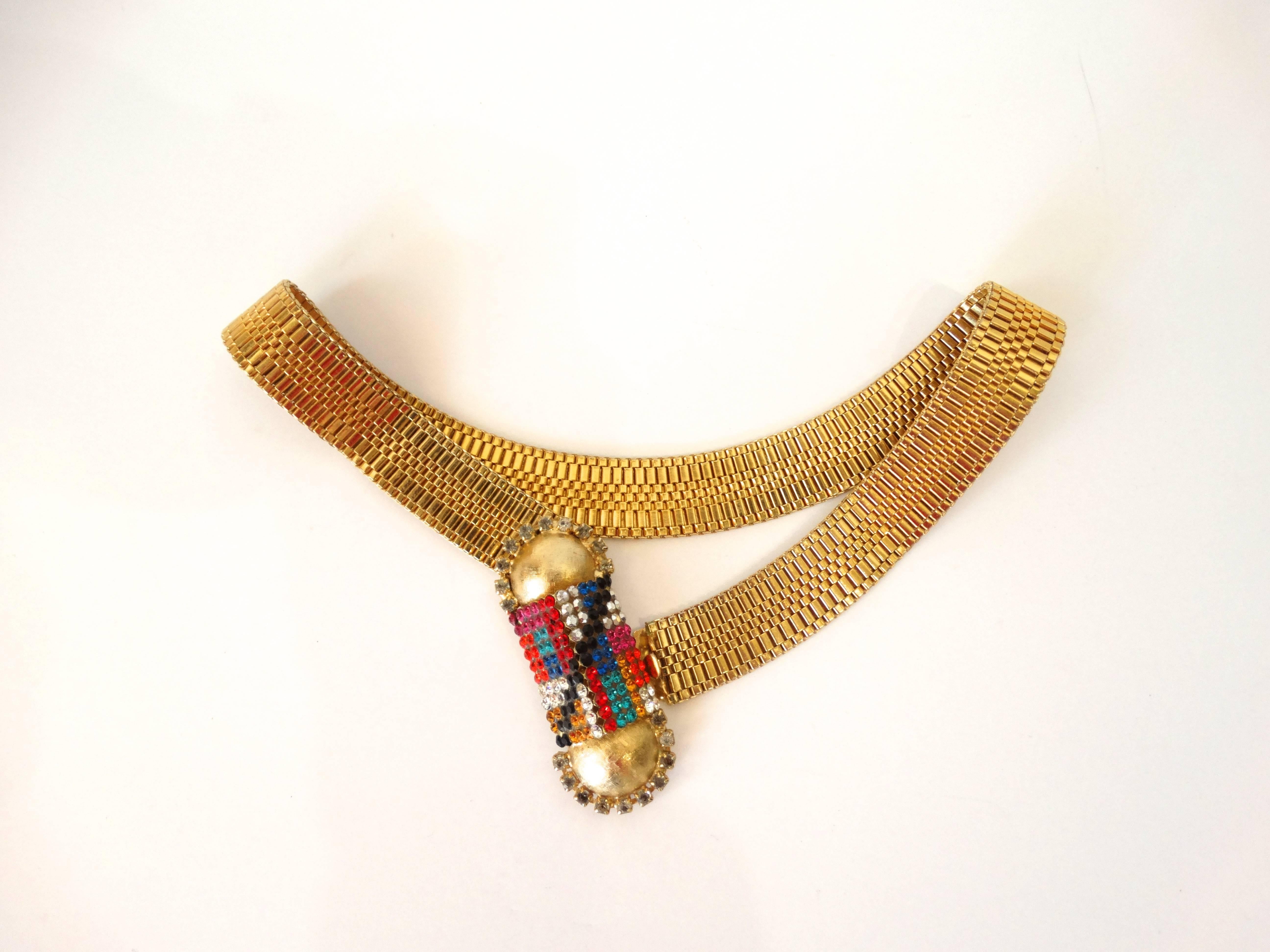 Women's 1980s SONIA DEMARIA Goldtone Necklace