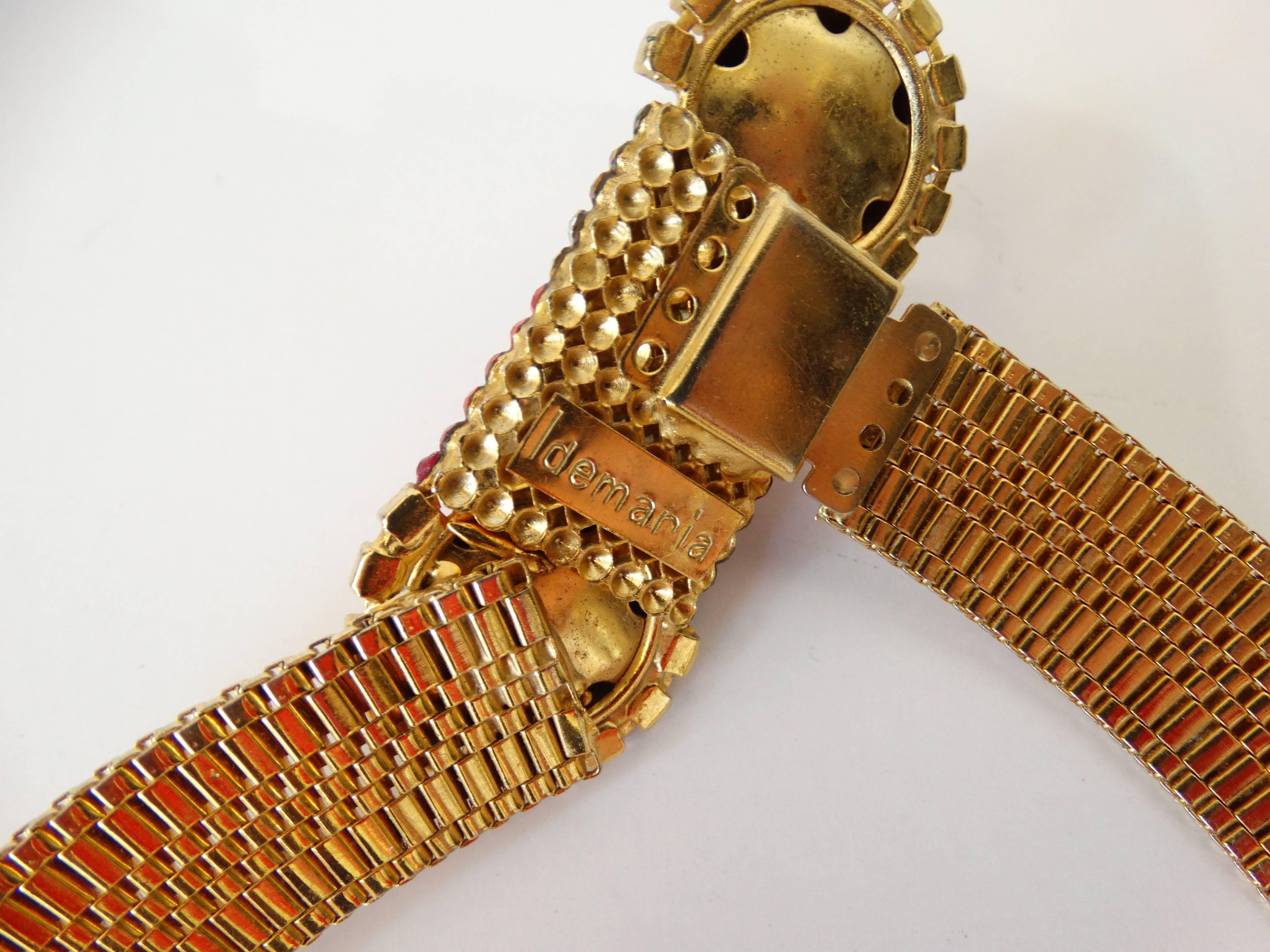 1980s SONIA DEMARIA Goldtone Necklace 3