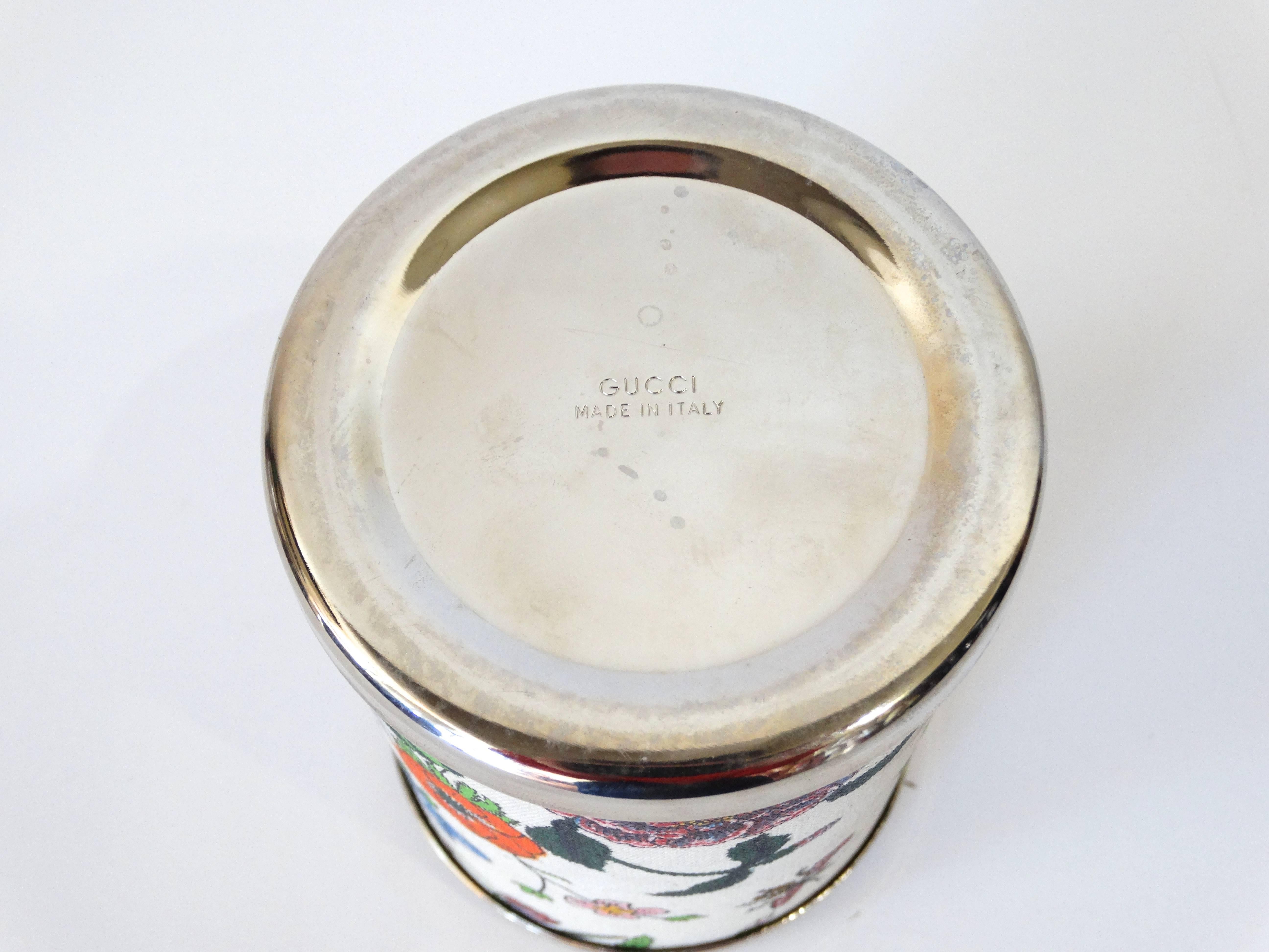 Women's or Men's Gucci Flora Vittorio Accornero Cup, 1980s 