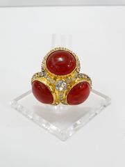 1970s William De Lillo Cocktail Ring