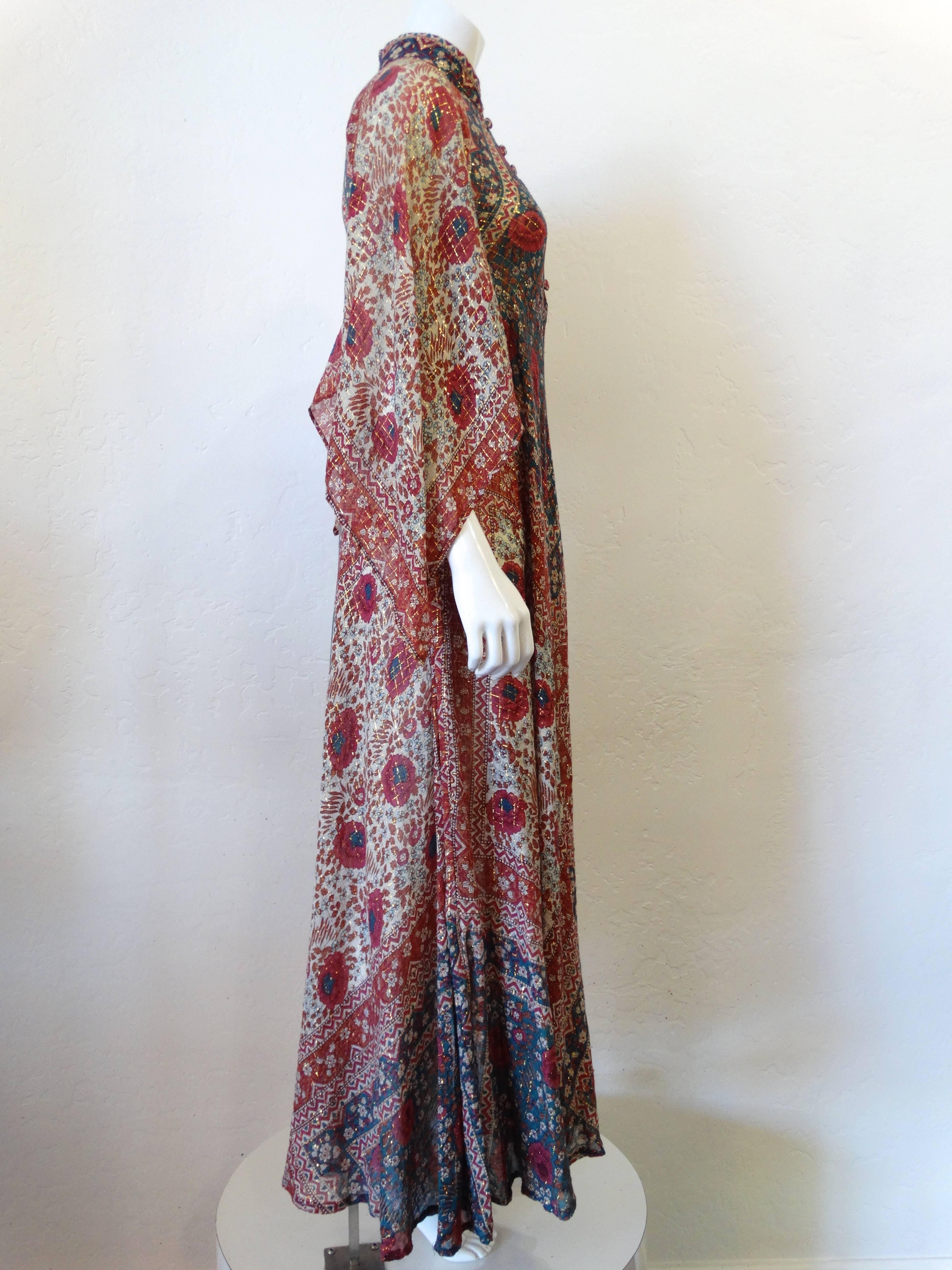 1970s Angel Sleeve Adini Maxi Gown 2