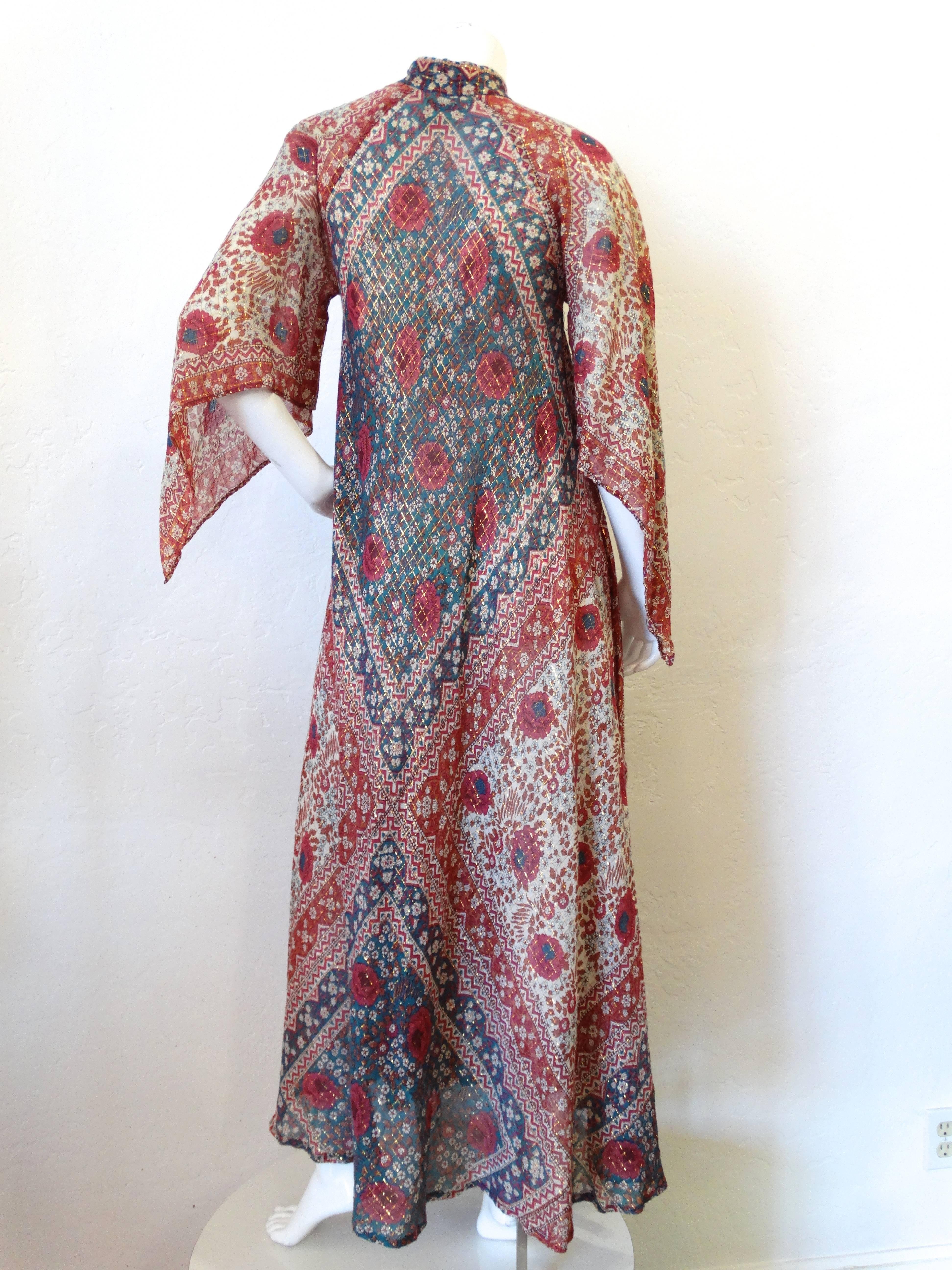 1970s Angel Sleeve Adini Maxi Gown 3