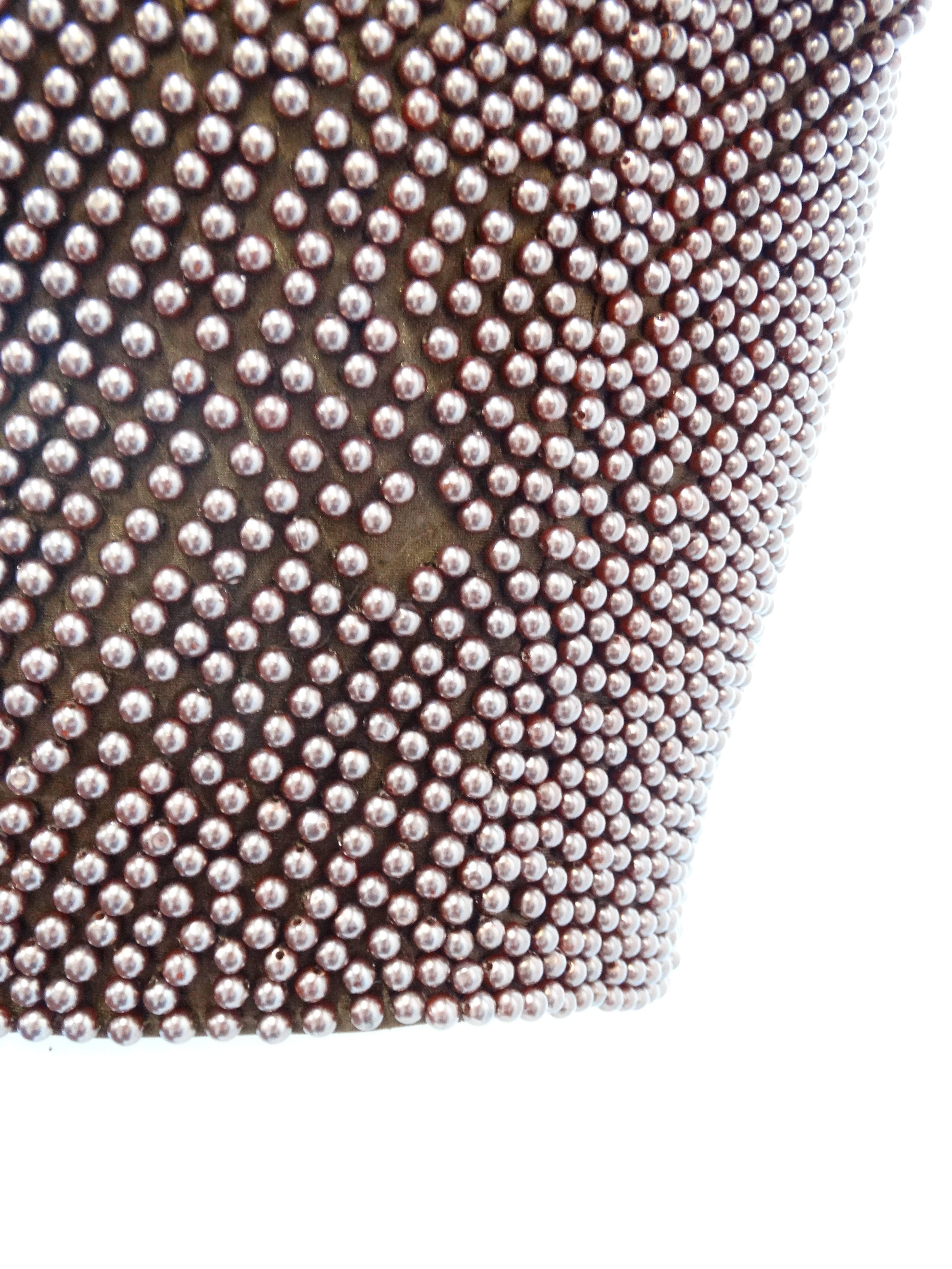 beaded pearl top
