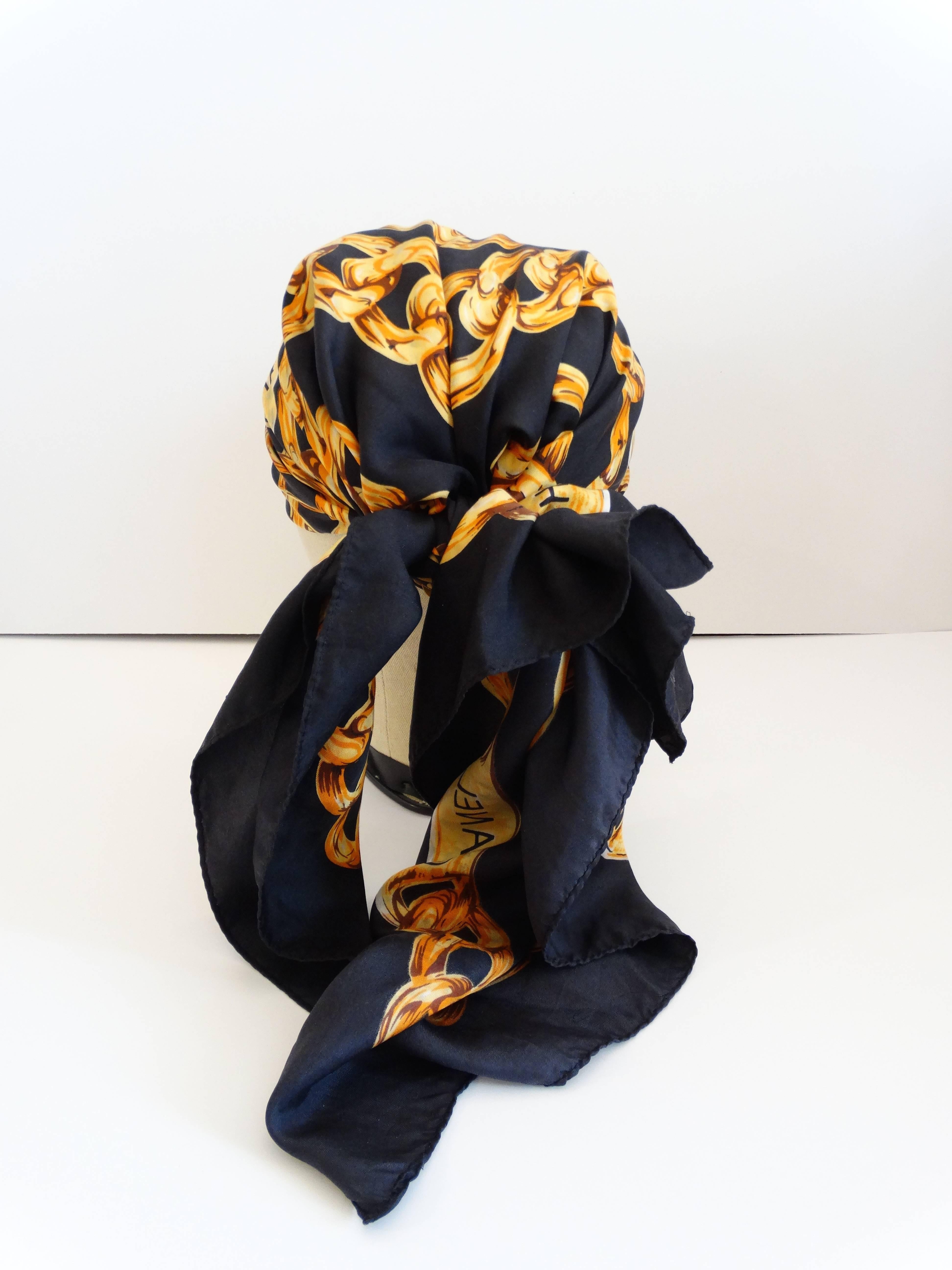 chanel head scarf
