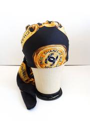 Classic 80's Chanel Chain Printed Silk Scarf