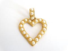 1980s Givenchy Gold Pearl Pendant