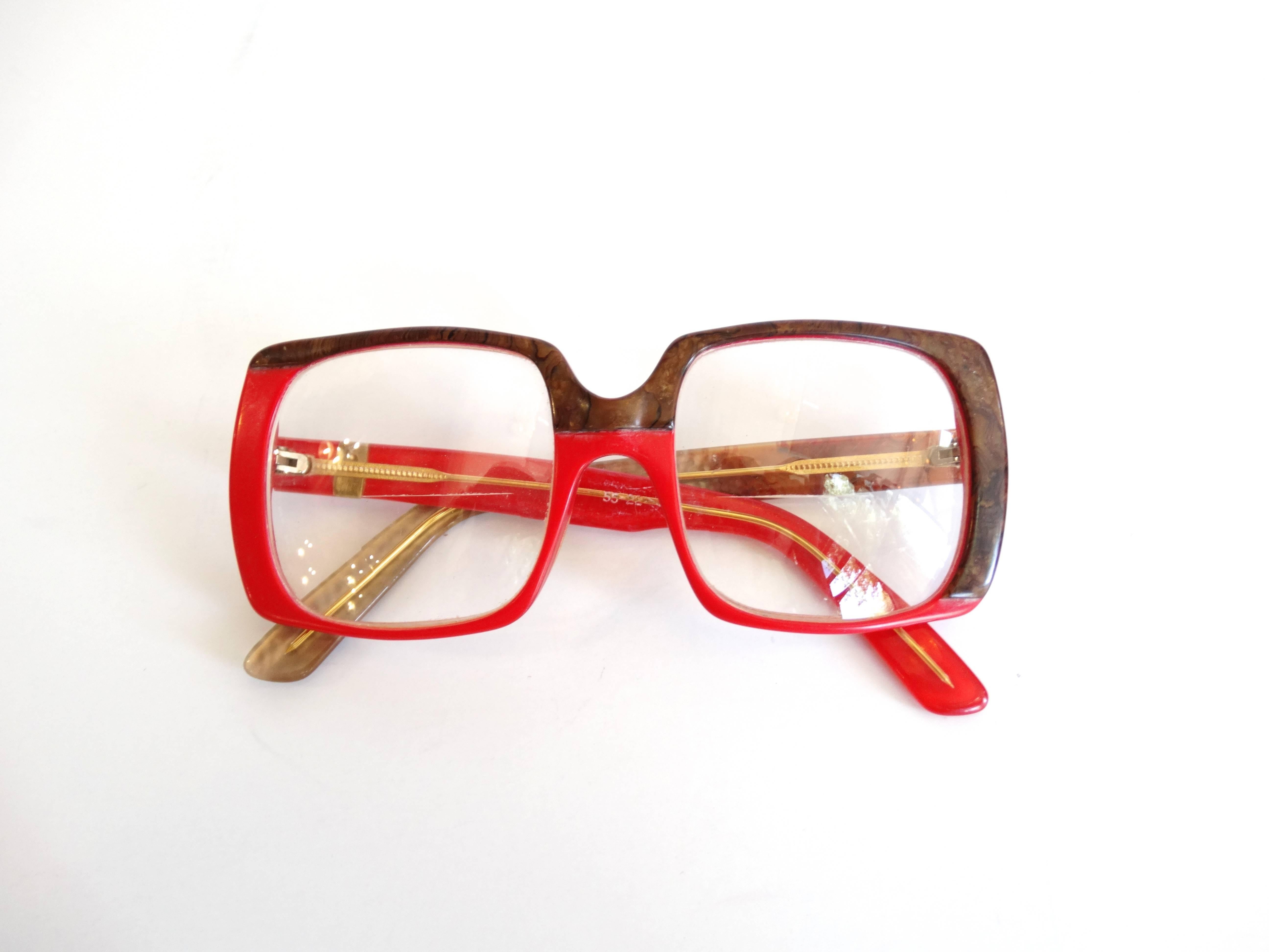1980s Yves Saint Laurent Oversized Glasses 1