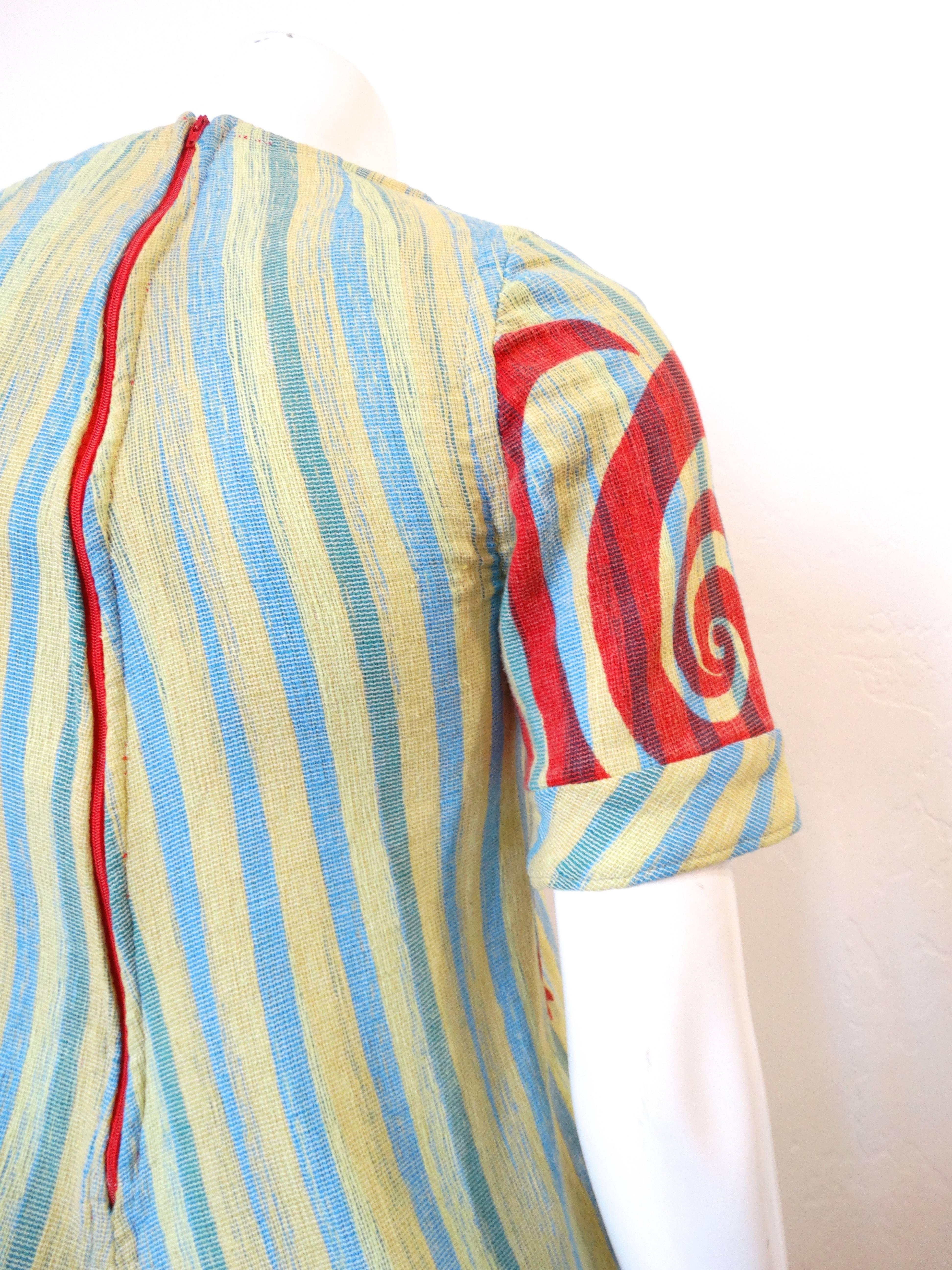 1970s Rikma Arrow Print Mini Dress 2