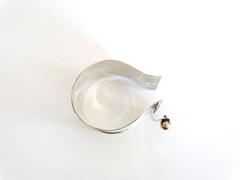 Exquisite 1960s Karbra Modernism Sterling Silver Cuff
