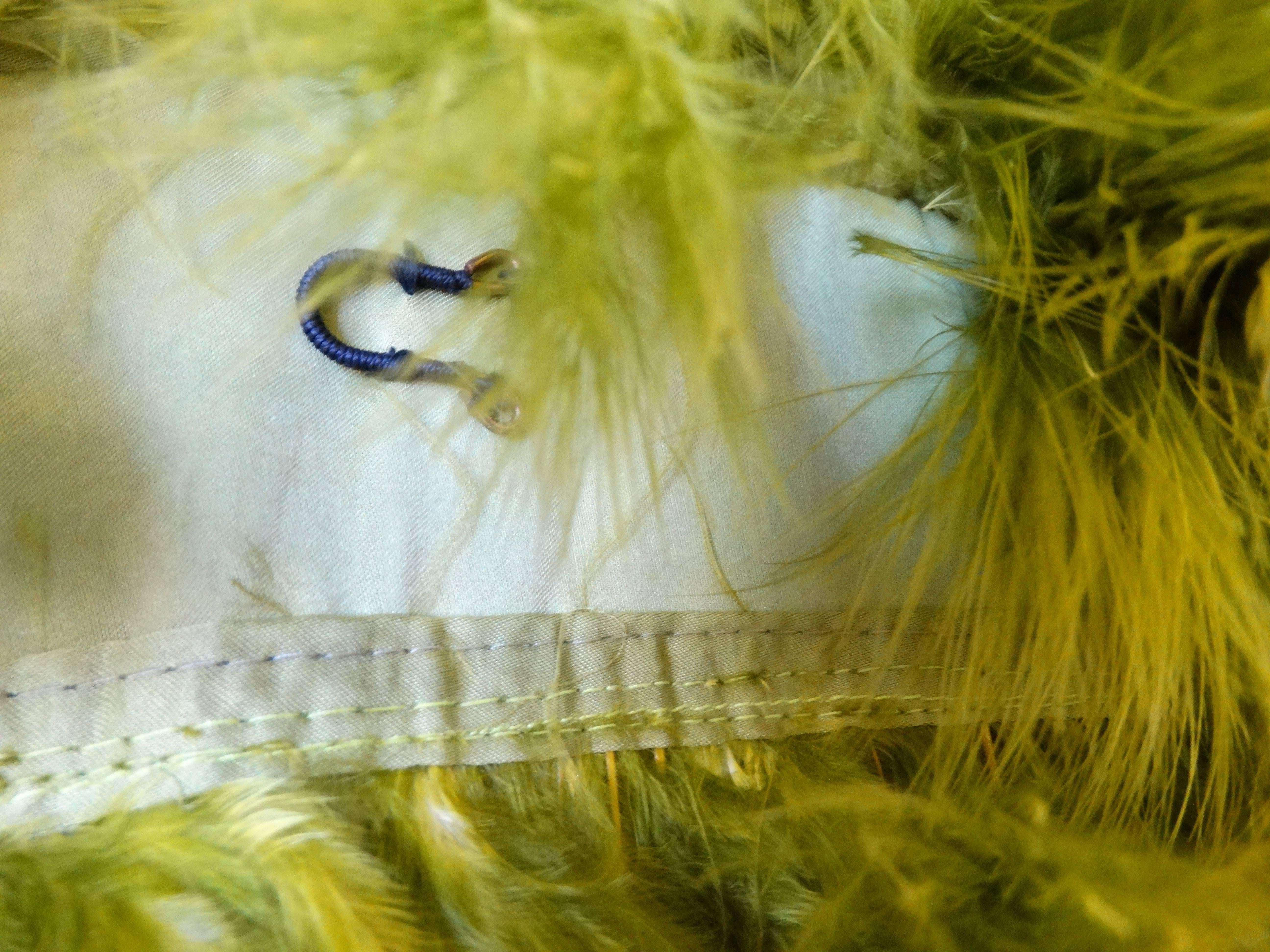 2006 Lanvin Ready-to-Wear Feathered Coat 4