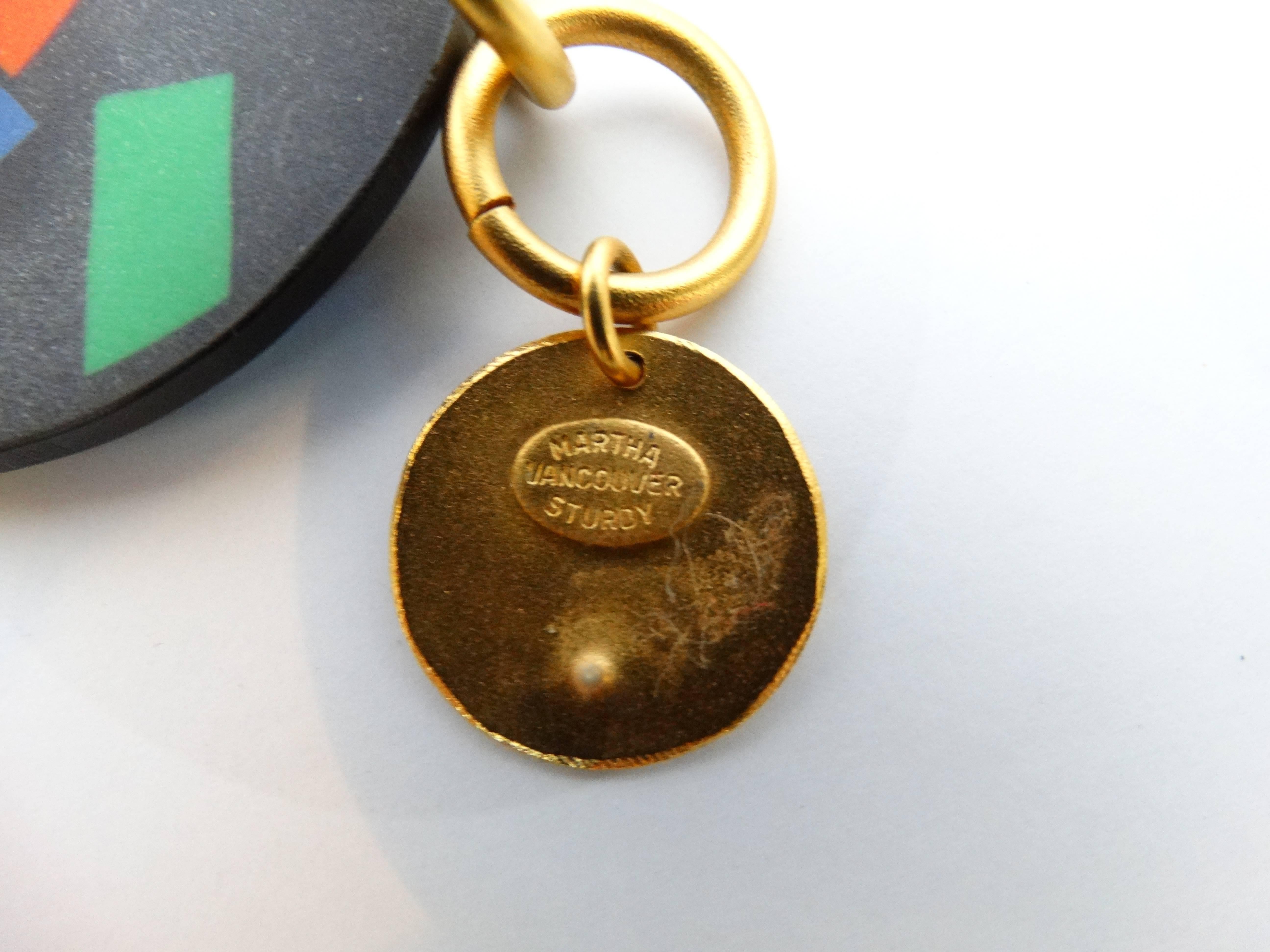 1980s Martha Sturdy Confetti Earrings 1