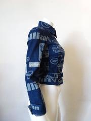John Galliano Formula 1 Denim Moto Jacket