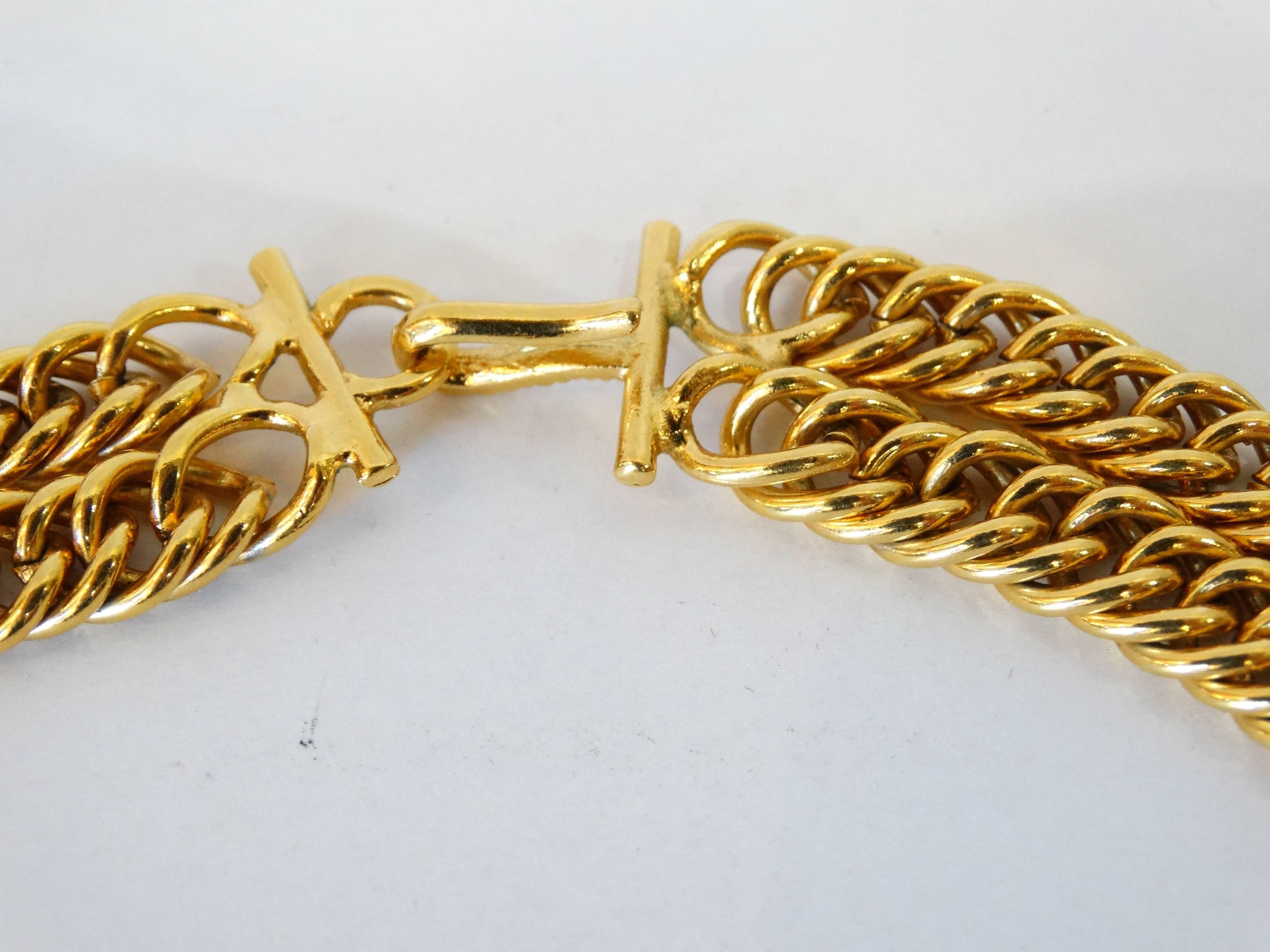 Women's 1980s Chanel Medallion Choker Necklace 