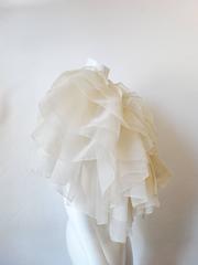 1980s Avant Garde Ruffle Top