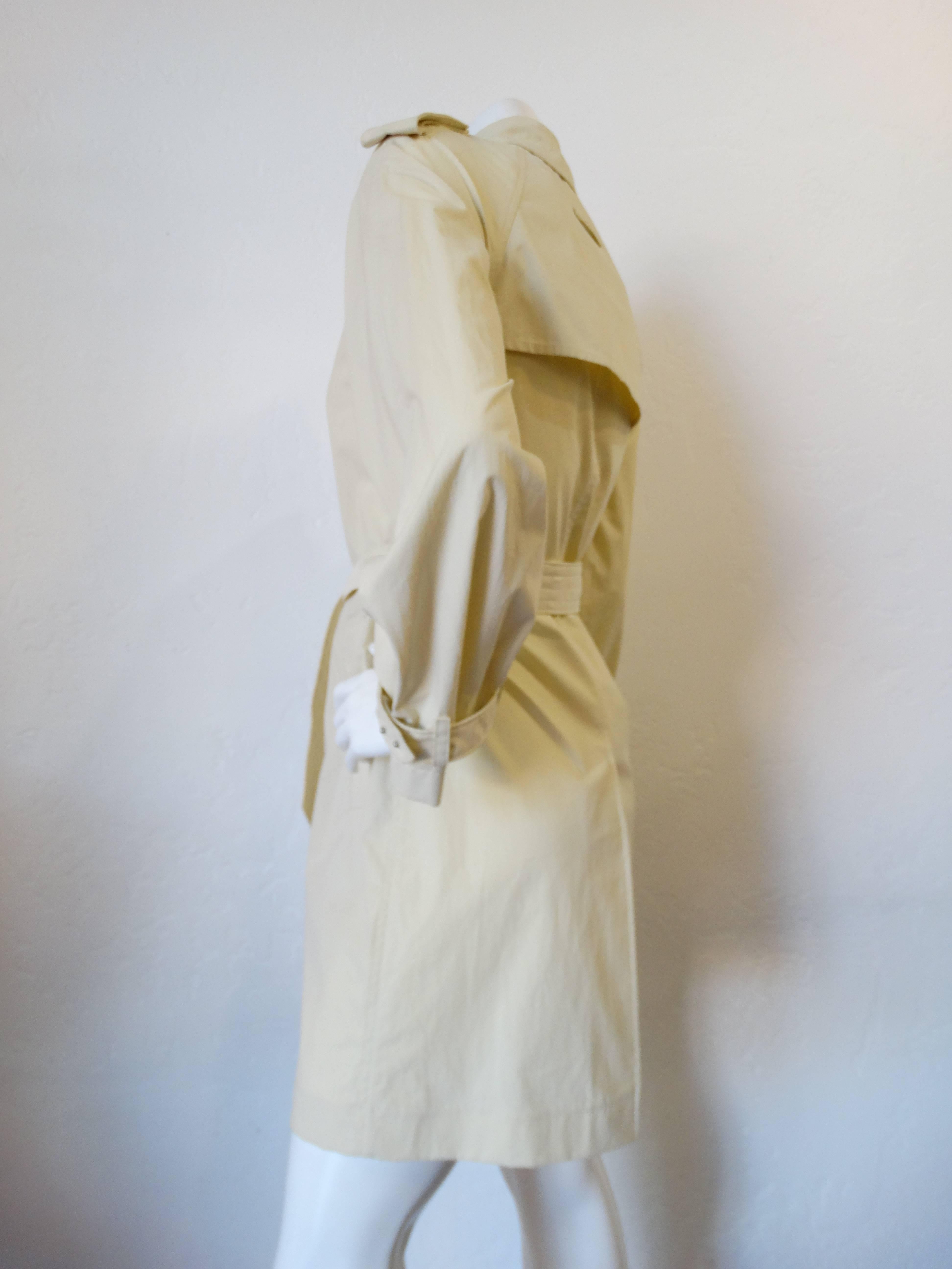 1990s Jean Paul Gaultier Mini Trench Coat In Excellent Condition For Sale In Scottsdale, AZ