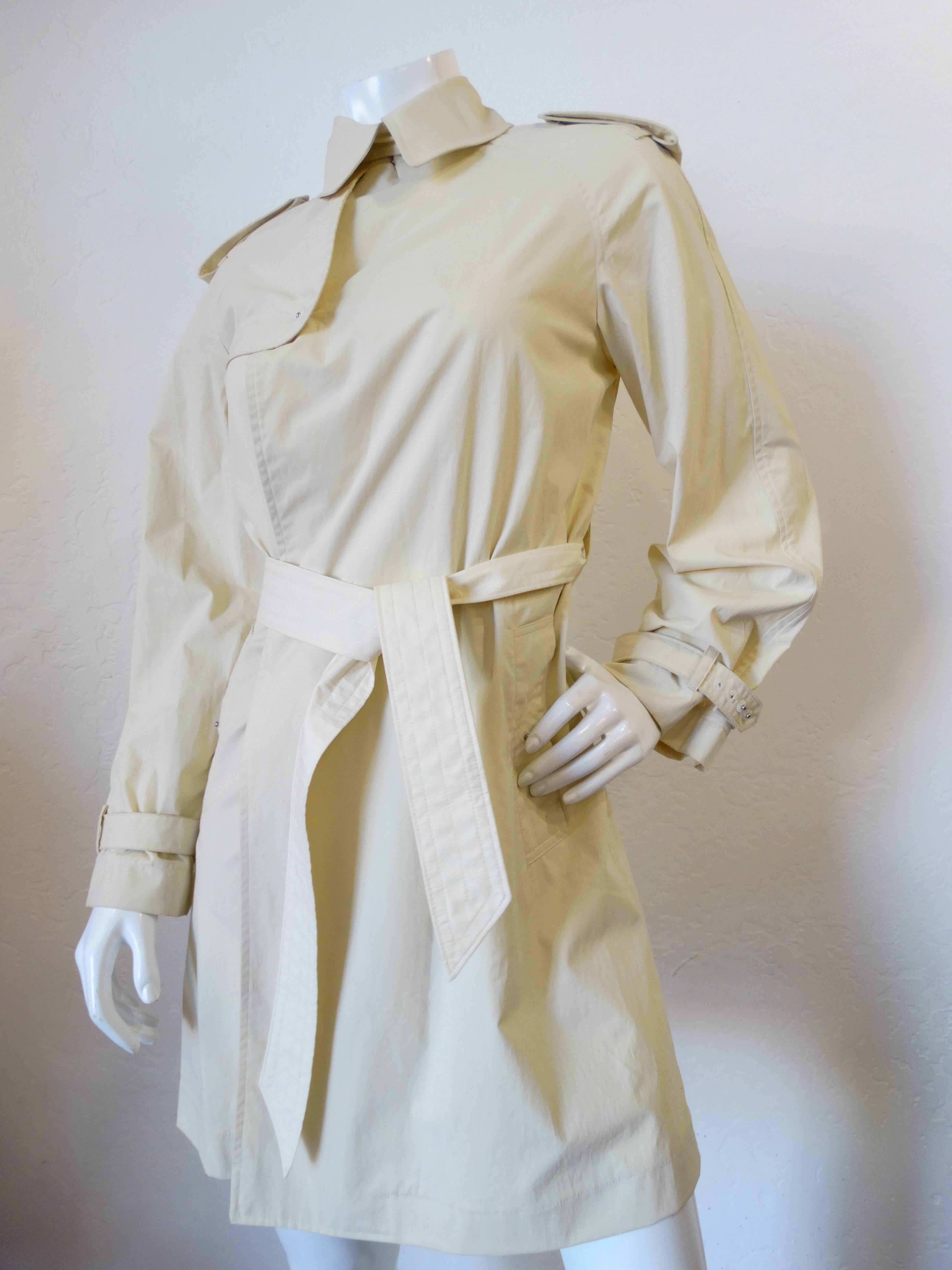 Women's 1990s Jean Paul Gaultier Mini Trench Coat For Sale