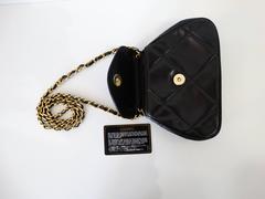 Rare 1990s Chanel Black Lambskin Quilted Mini Bag