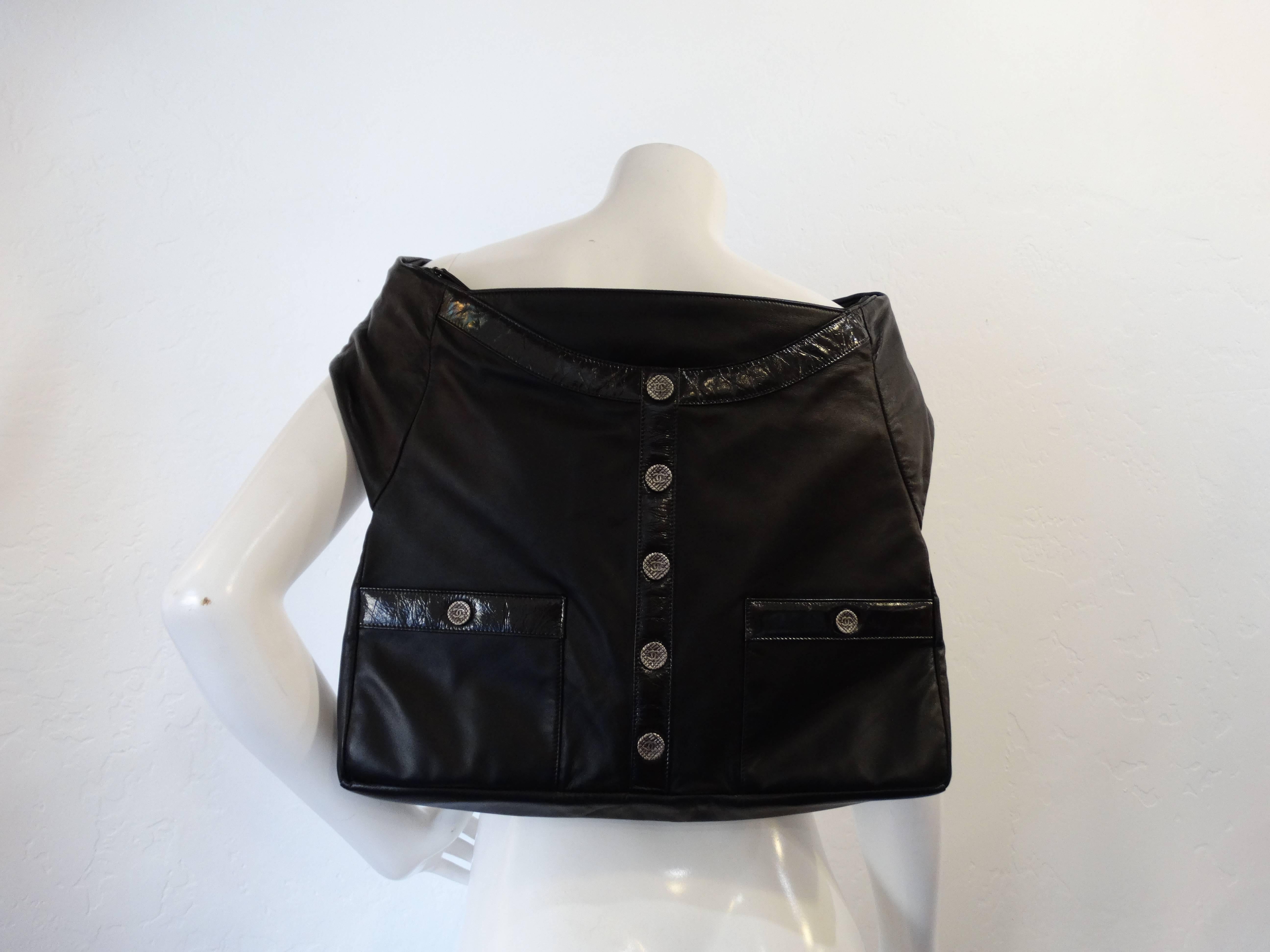 2015 Chanel it Bag, Krawatte auf Mädchentasche  im Angebot 3