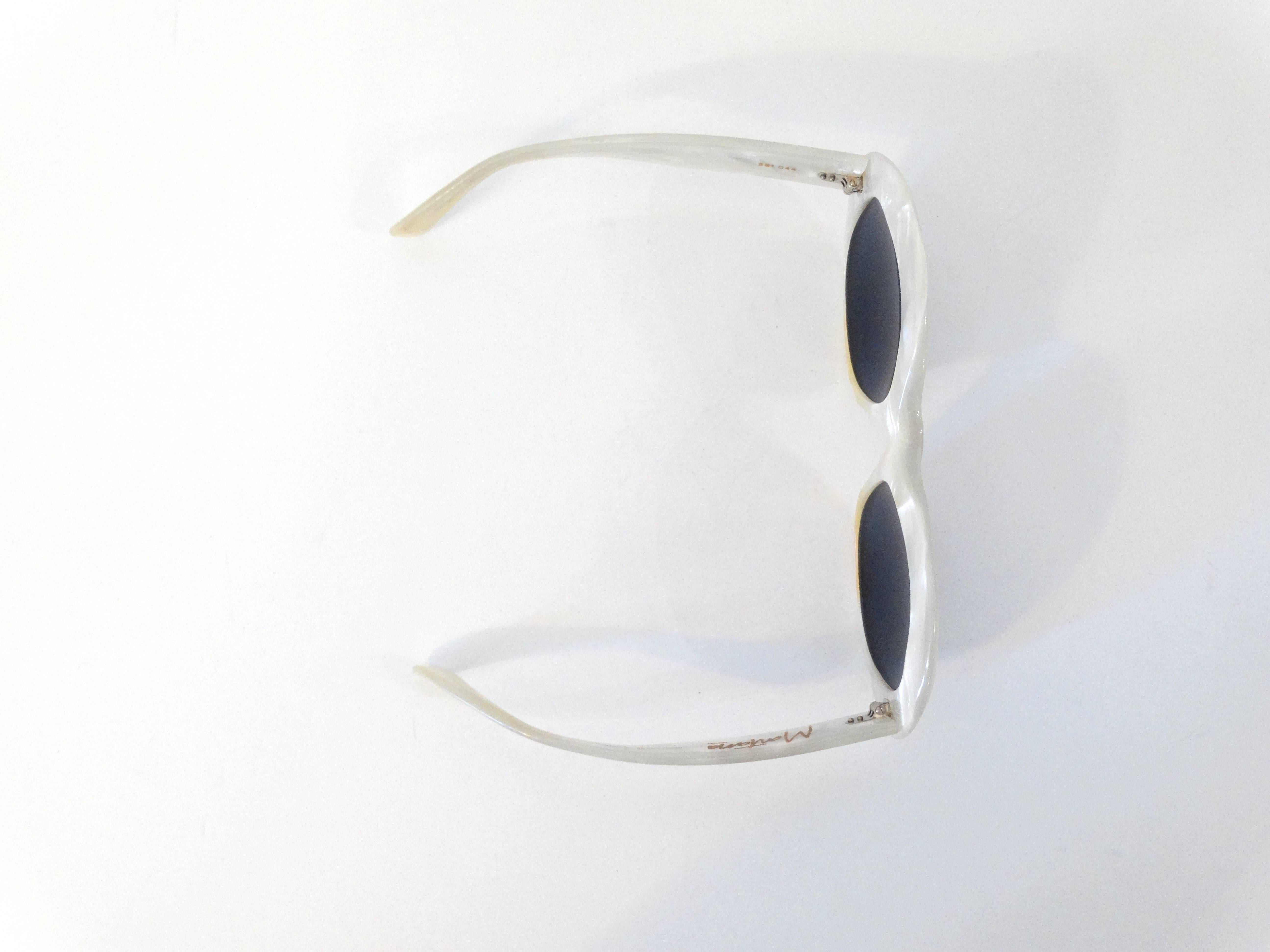 1960s Claude Montana Mother of Pearl Sunglasses In Excellent Condition In Scottsdale, AZ