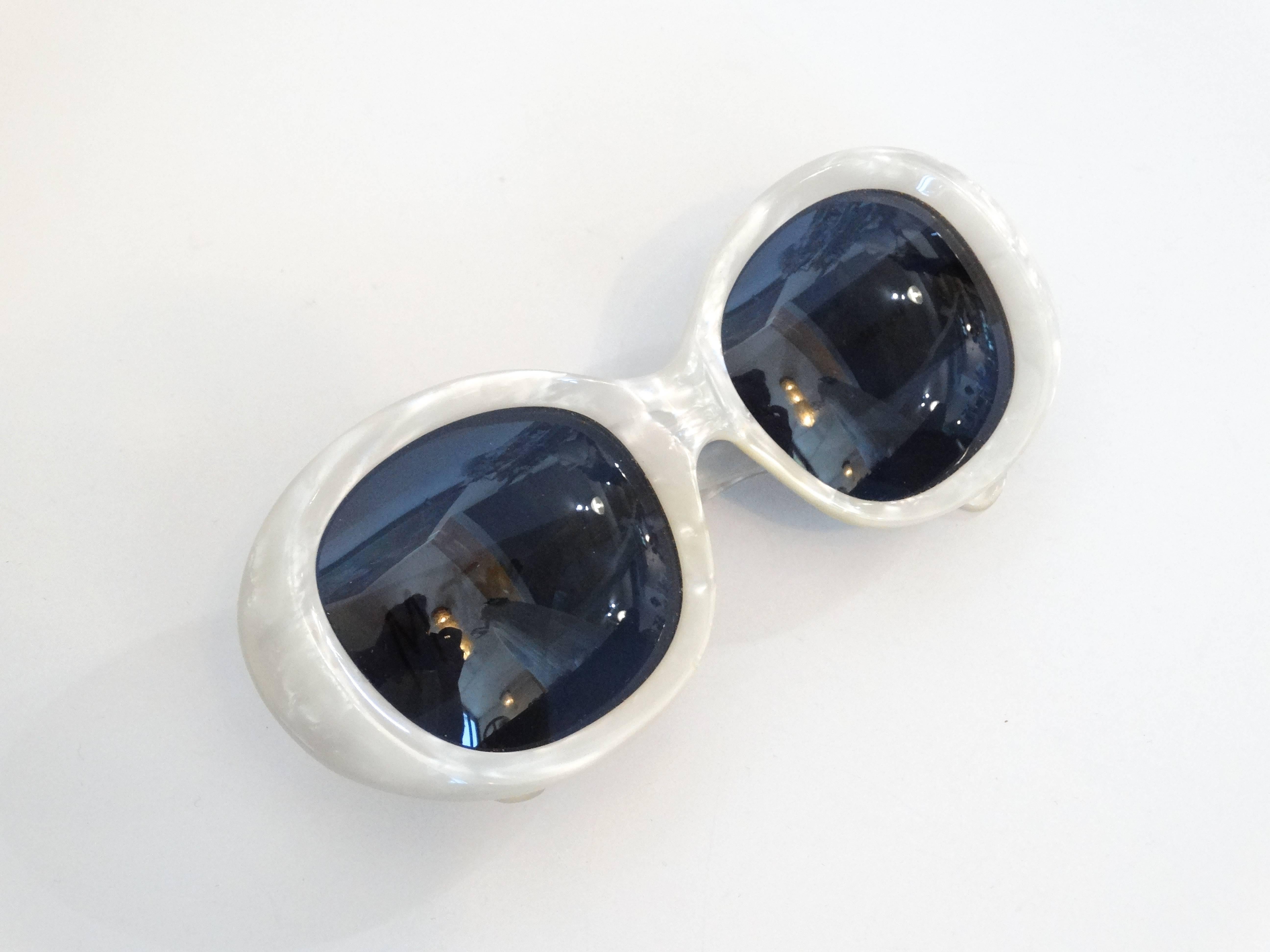 1960s Claude Montana Mother of Pearl Sunglasses 1