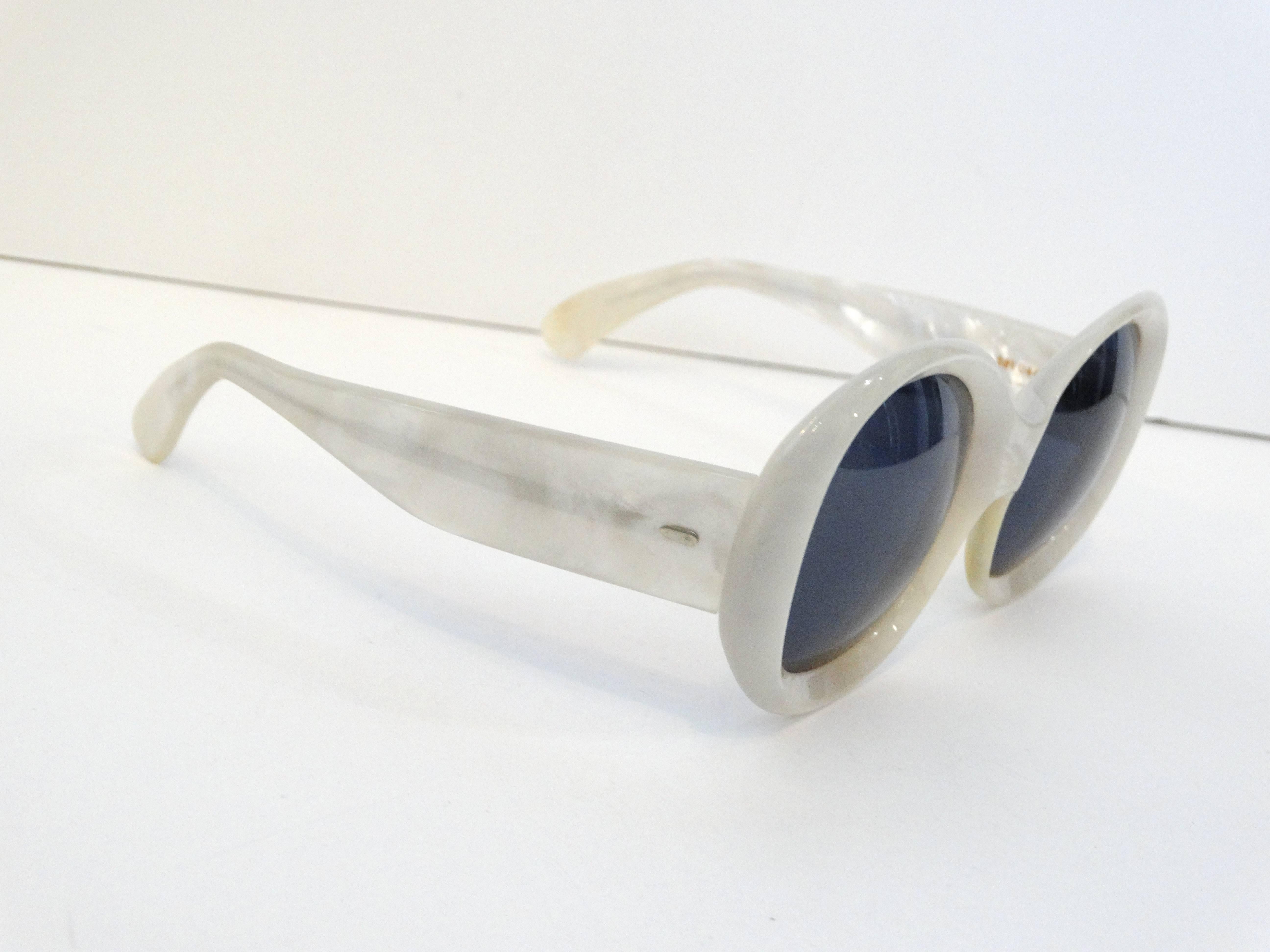 1960s Claude Montana Mother of Pearl Sunglasses 2