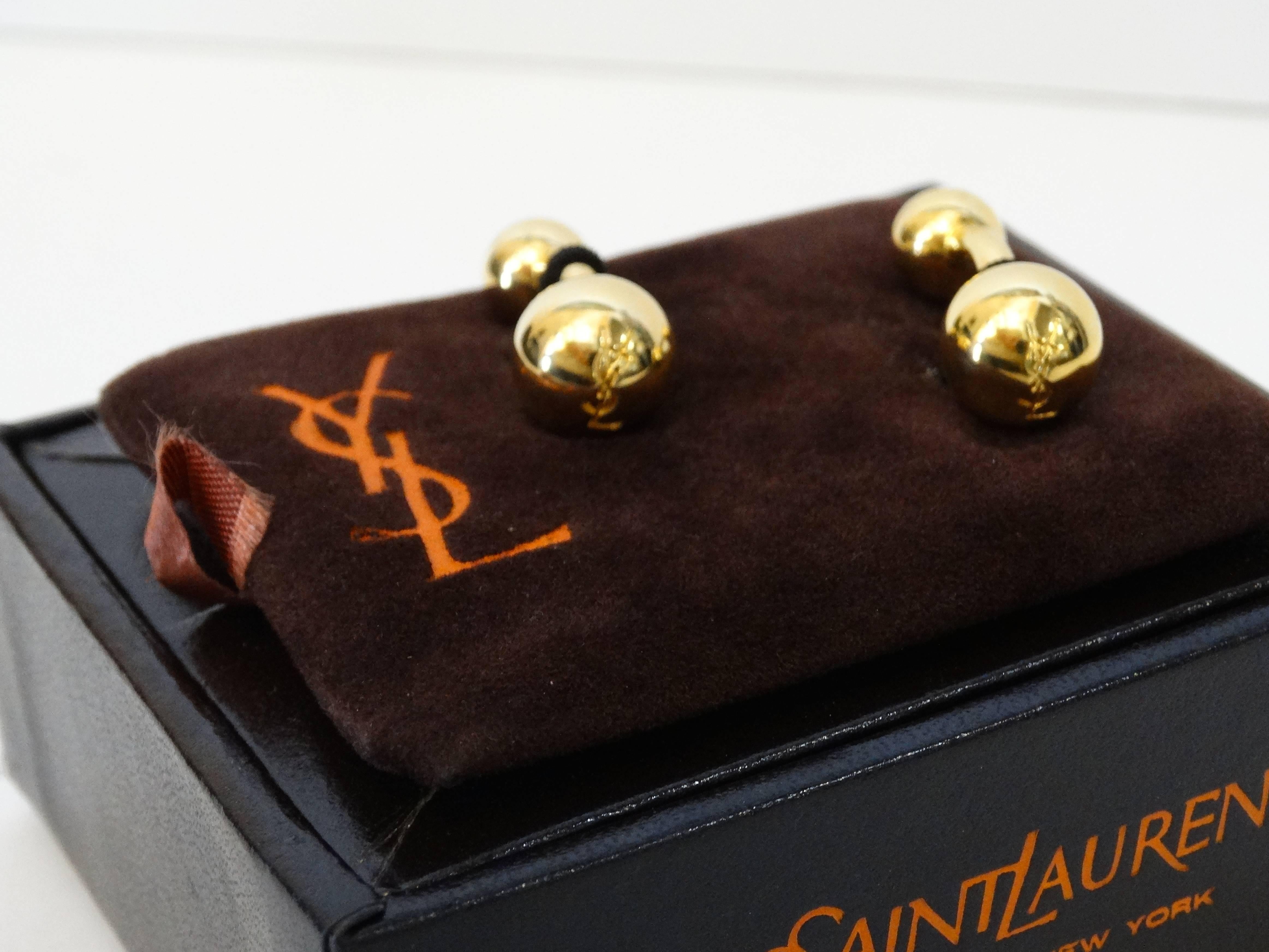 1960s Yves Saint Laurent Cufflinks  2