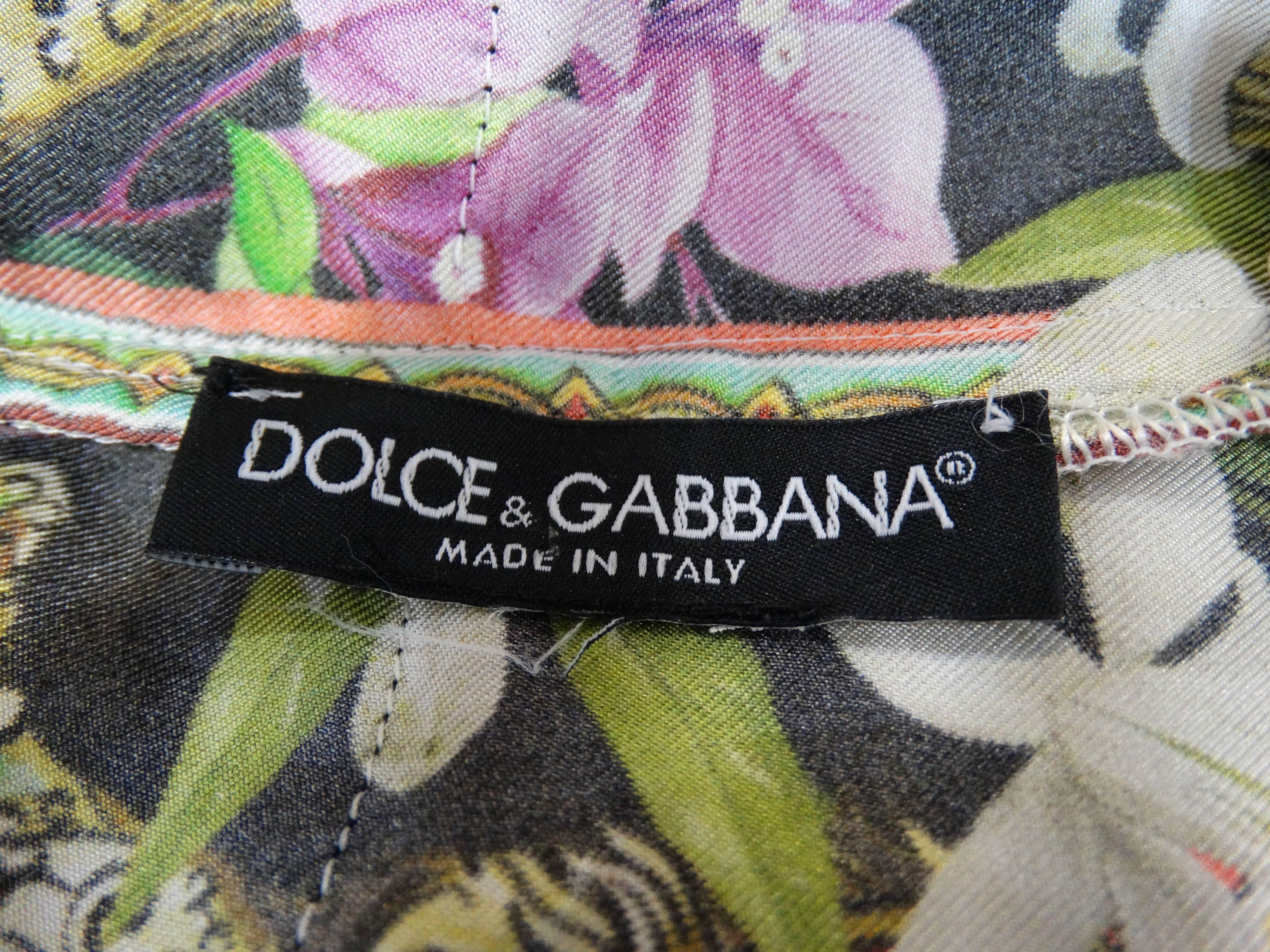 Women's or Men's Dolce & Gabbana Medallion Printed Tunic Dress