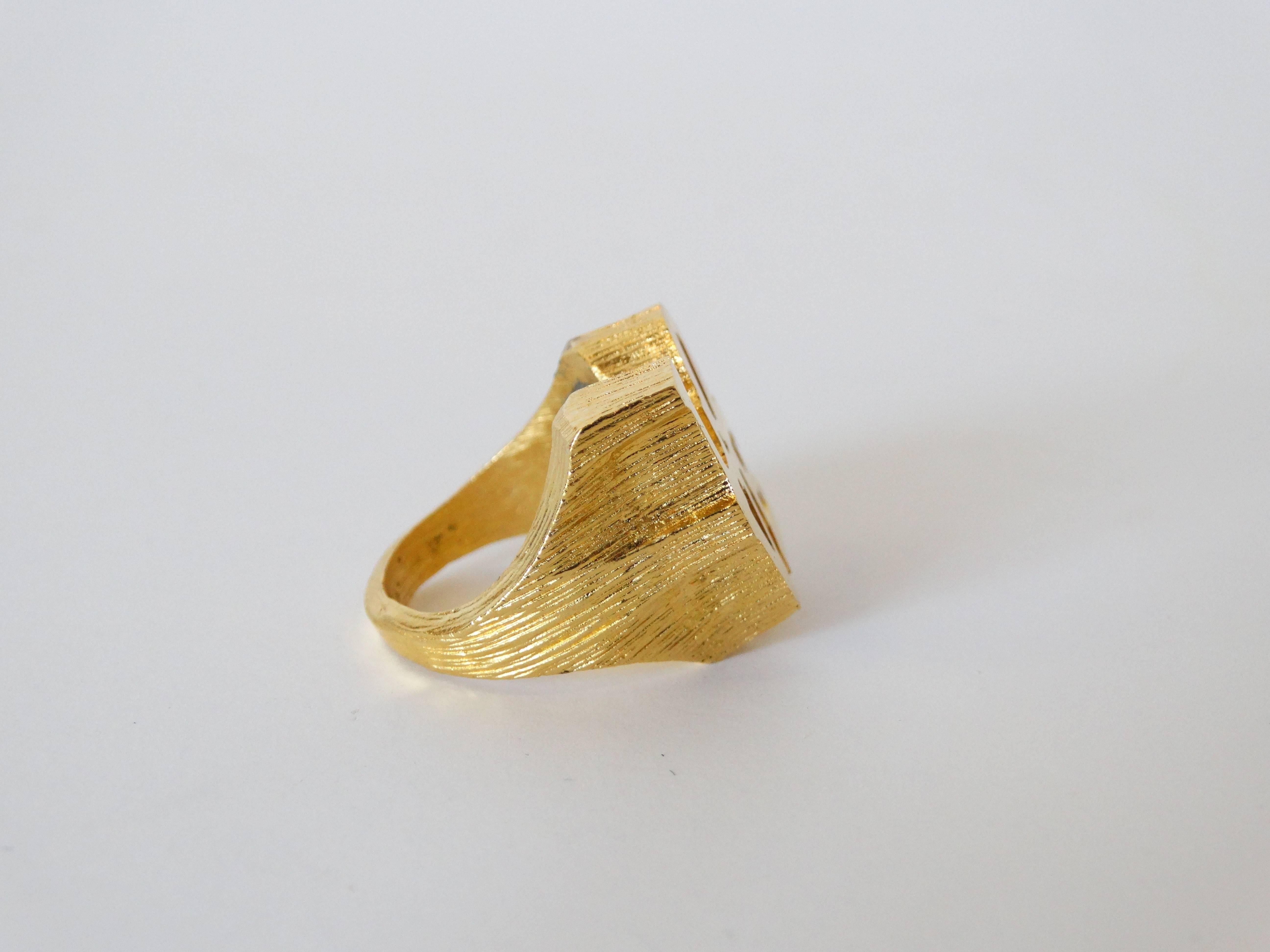 1970s Robert Indiana LOVE ring 2