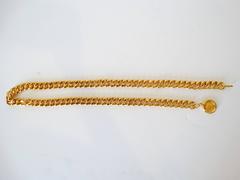 1980s Chanel Chain Medallion Belt