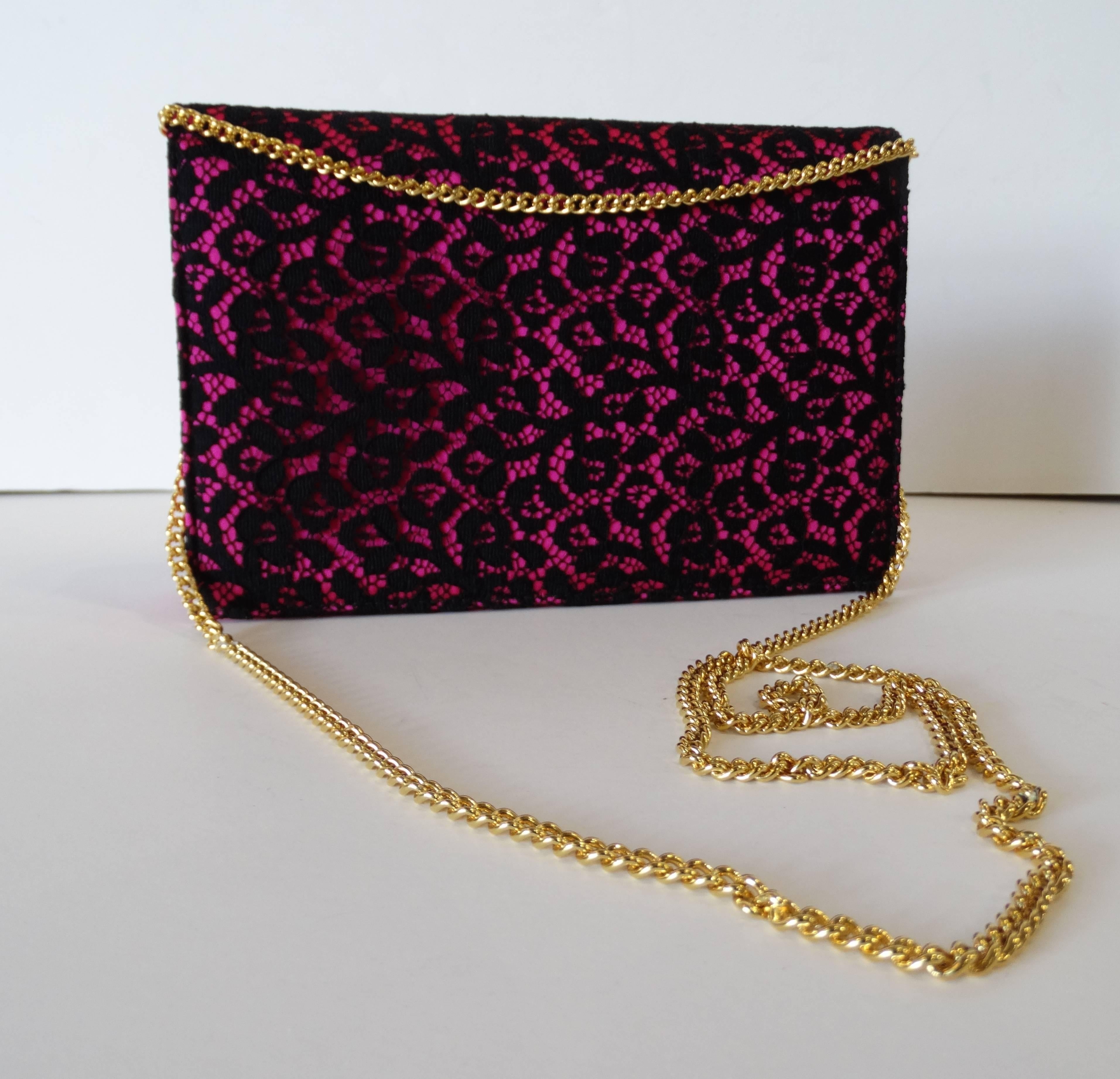 Women's 1990's Christian Dior Lace Handbag 