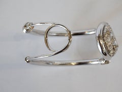 Iconic 1990s Versus Versace Lion Saftey Pin Cuff Bracelet