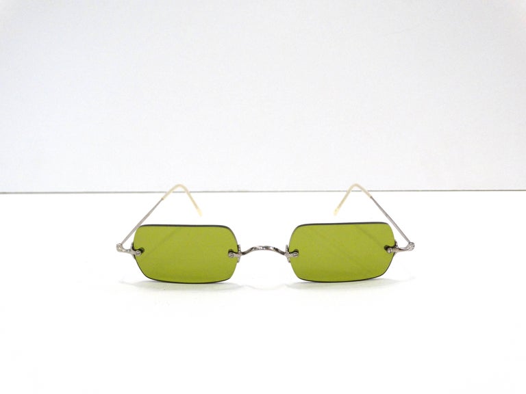 Oliver Peoples Olive Green Lens Sunglasses at 1stDibs oliver peoples