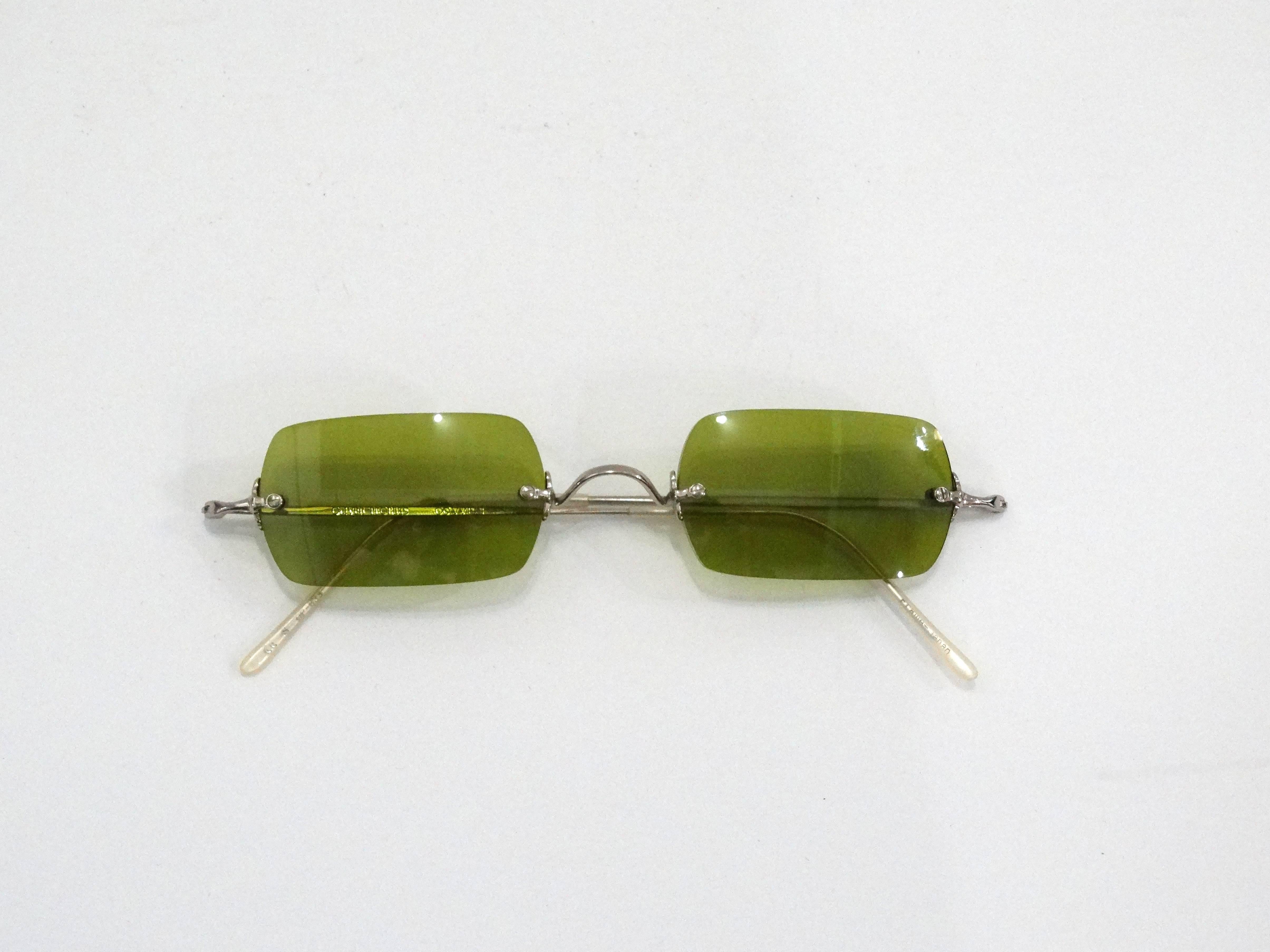 Brown Oliver Peoples Olive Green Lens Sunglasses