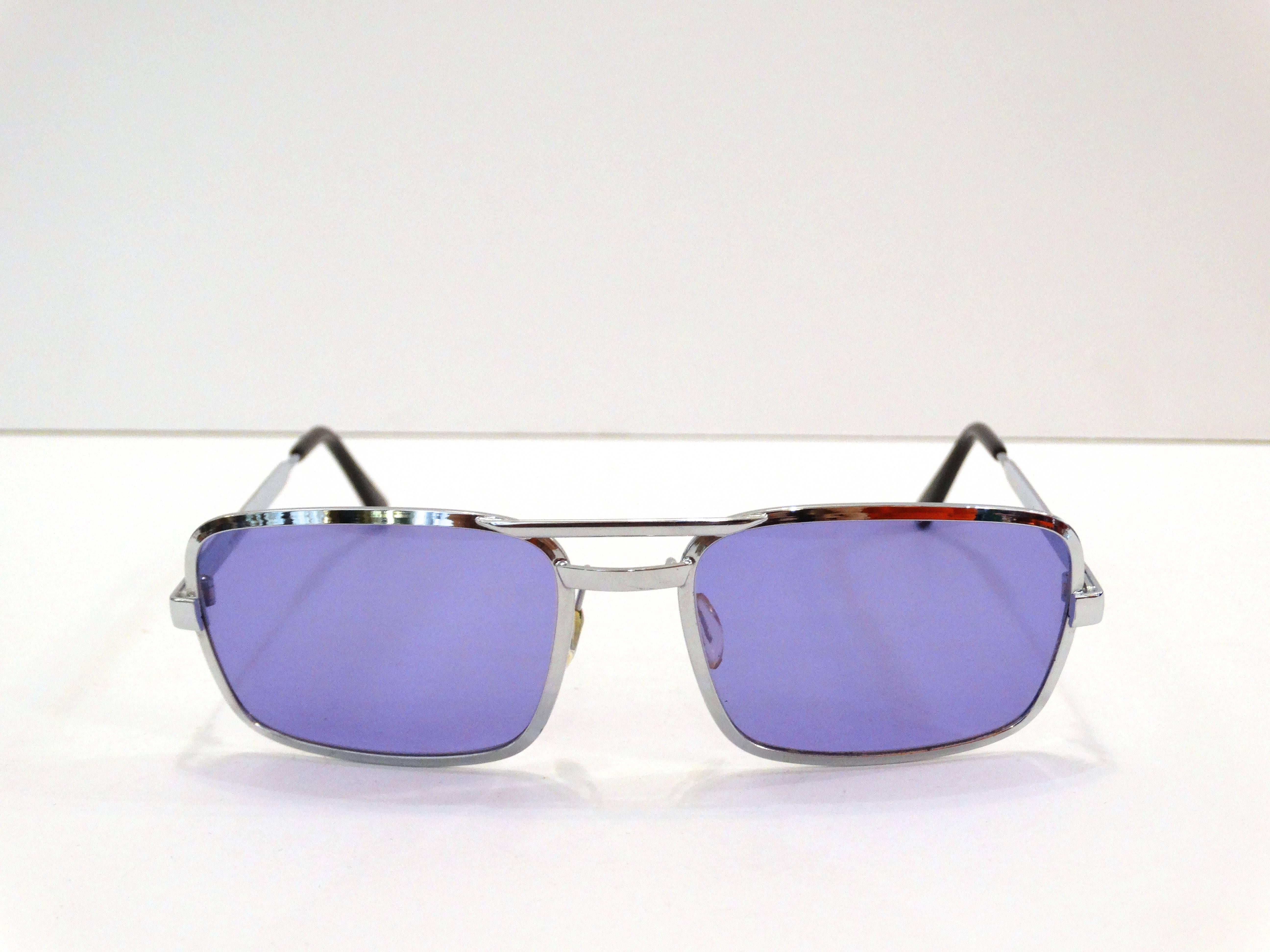 1990s Violet Colored Sunglasses  1