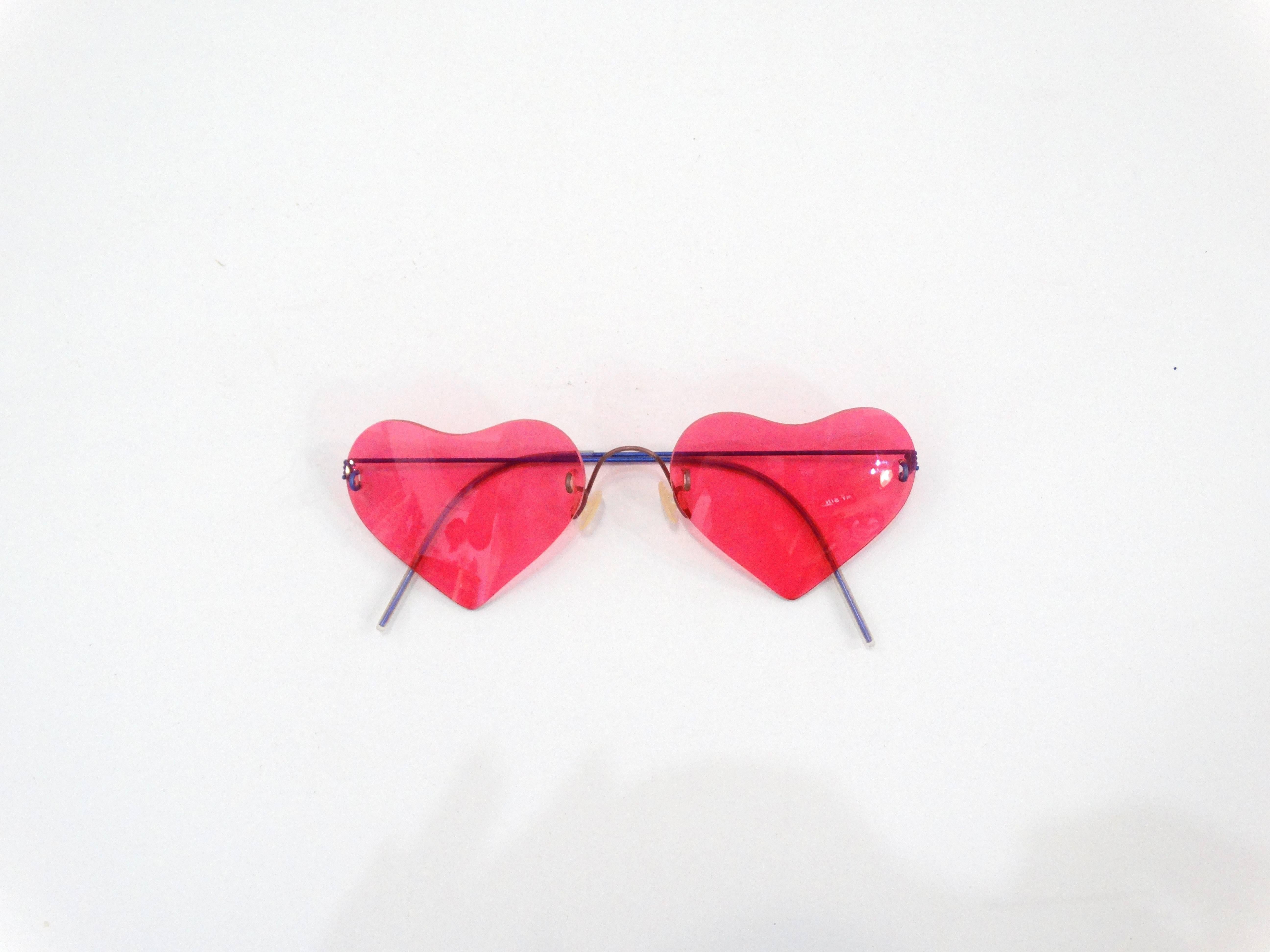 Women's Lindberg Eyewear Lolita Heart Shaped Sunglasses