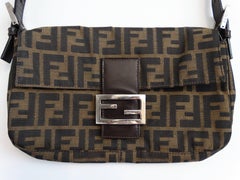 Iconic Fendi Monogram Baguette Shoulder Bag