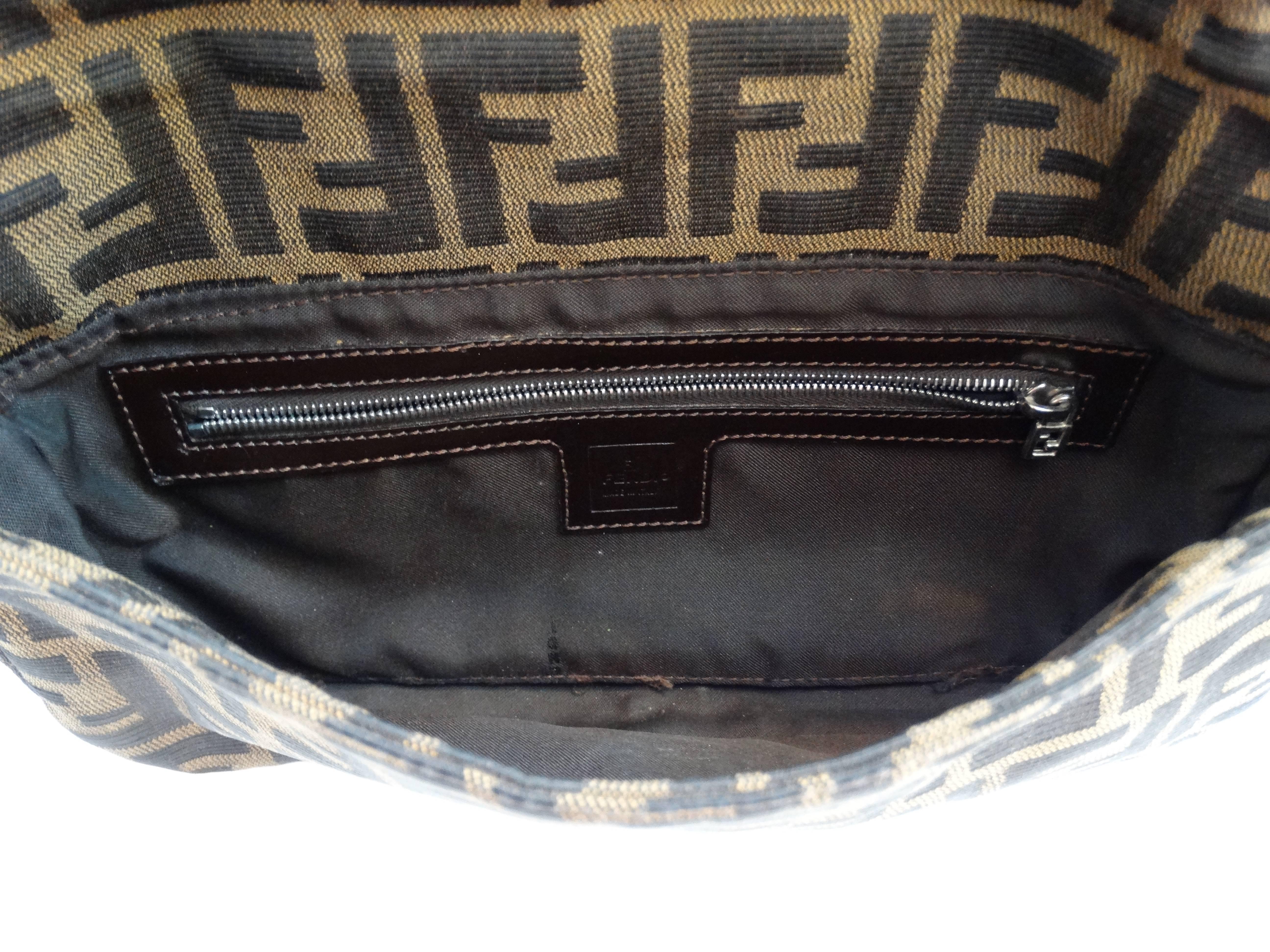 Iconic Fendi Monogram Baguette Shoulder Bag 2